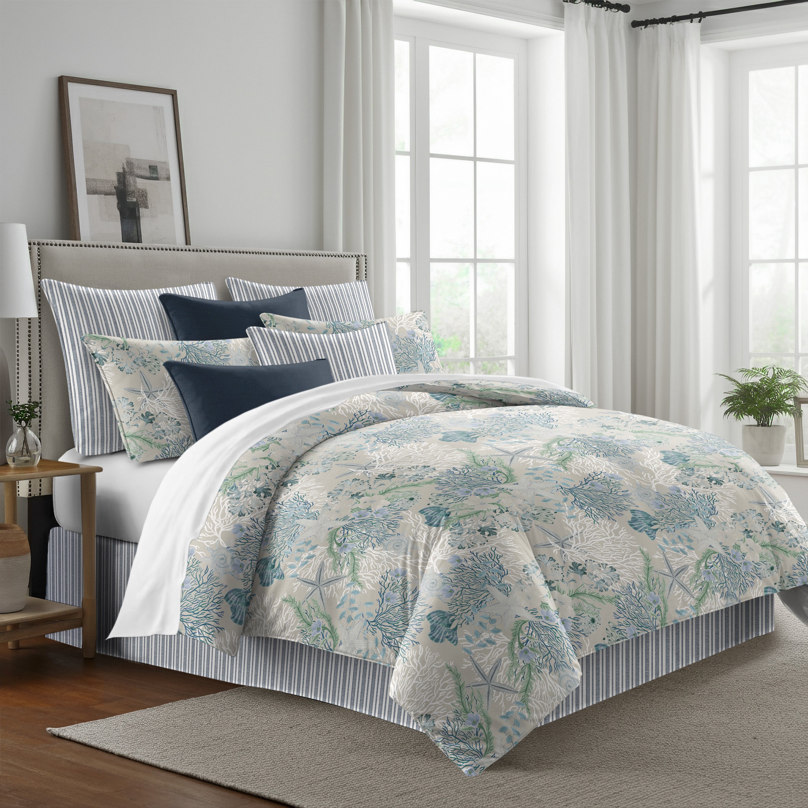 Under The Sea Ocean 8 Piece Duvet Cover Set Duvet Covers By Colcha Linens