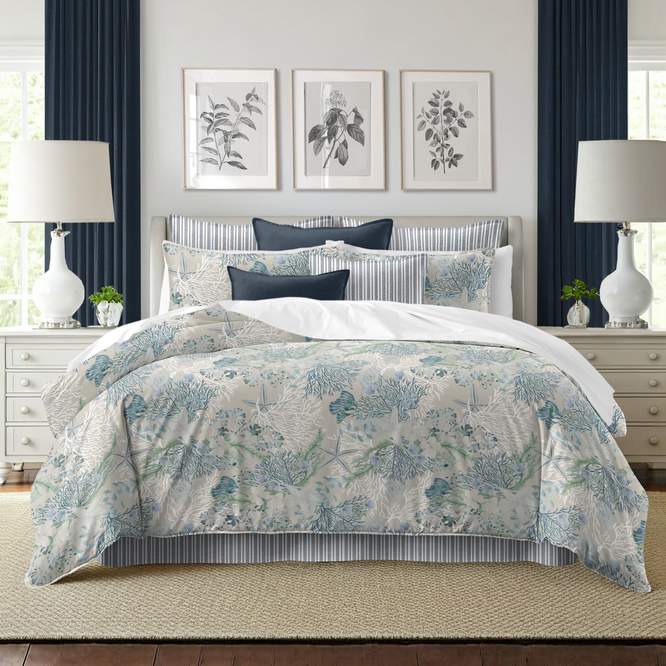 Under The Sea Ocean 8 Piece Coverlet Set Coverlet By Colcha Linens