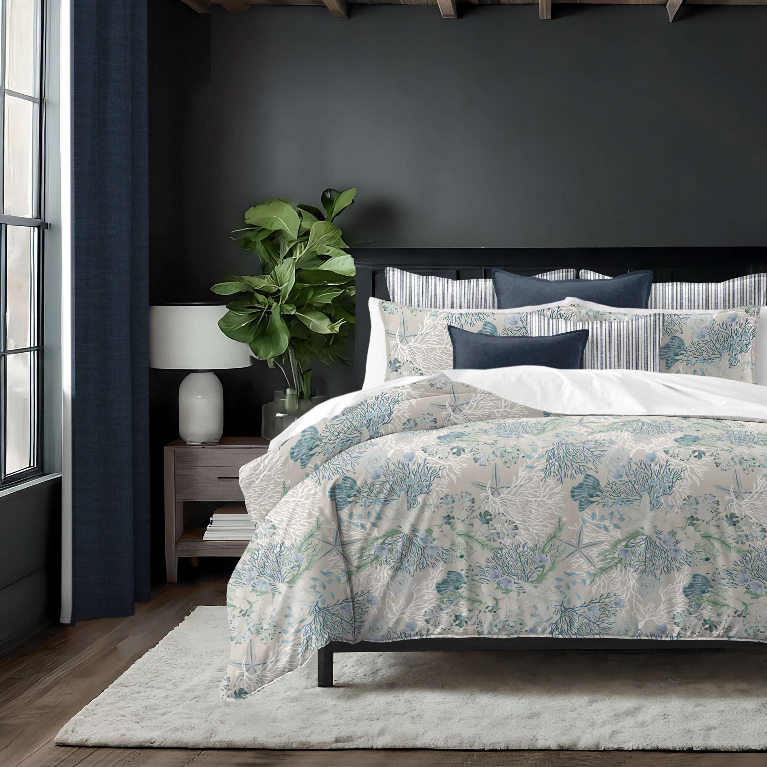 Under The Sea Ocean 8 Piece Duvet Cover Set Duvet Covers By Colcha Linens