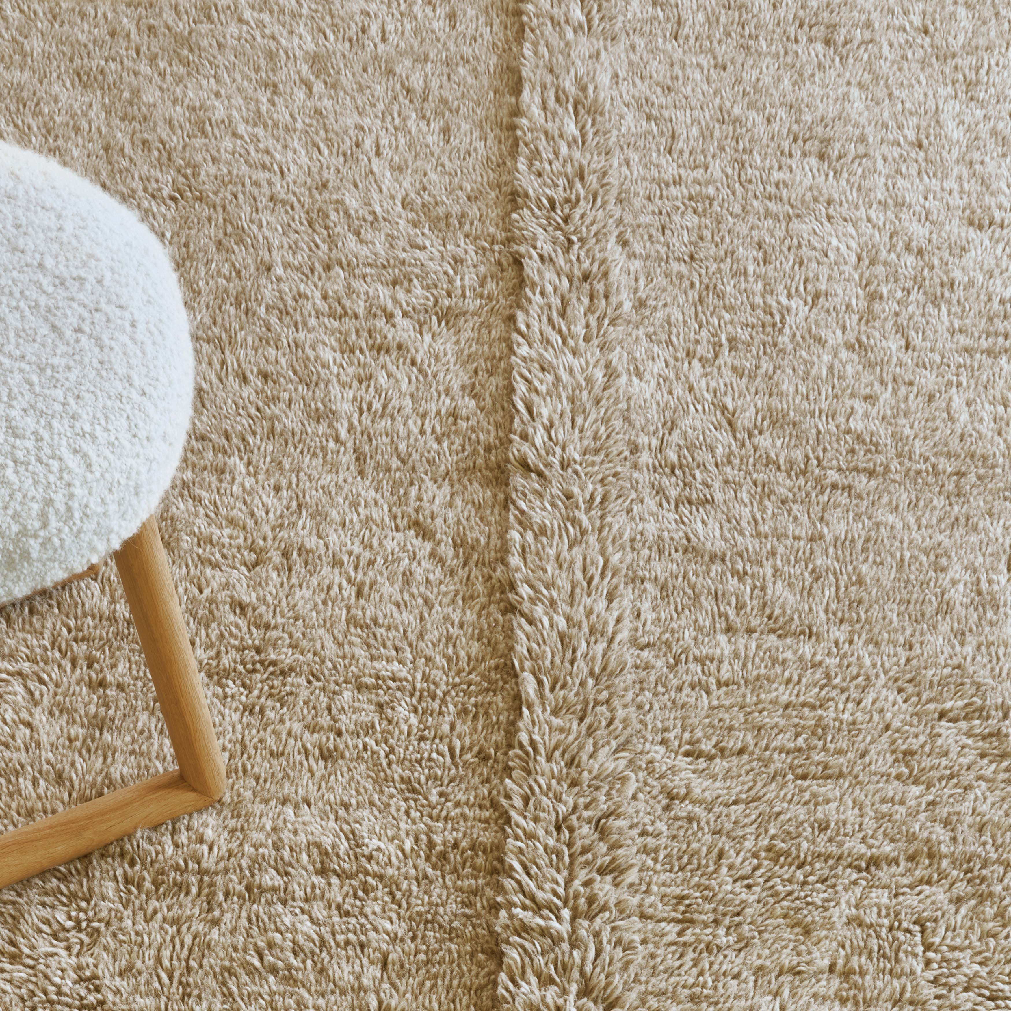 Sheep of the World Tundra Beige Woolable Rug Rug By Lorena Canals