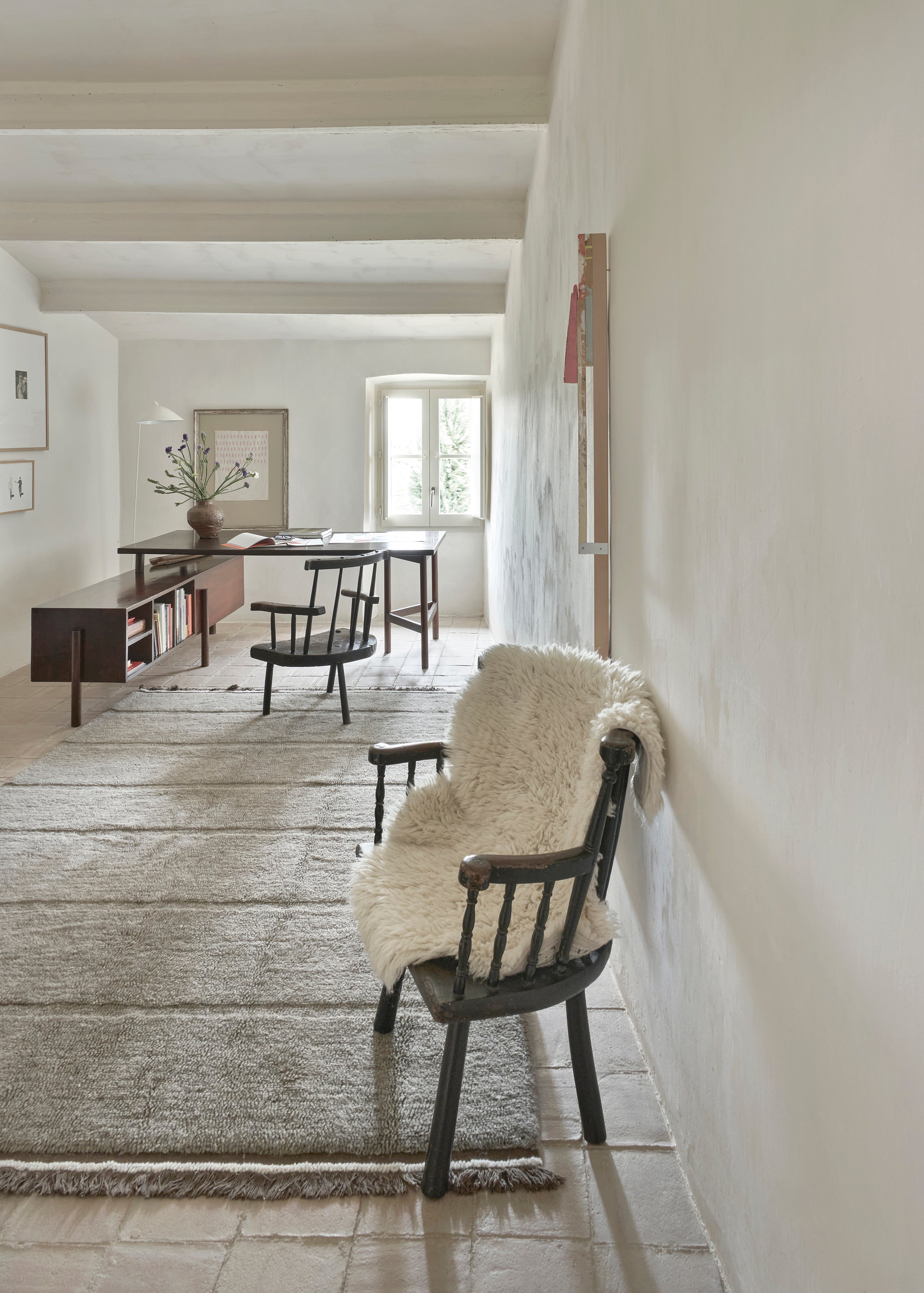Sheep of the World White Wooly Woolable Rug Rug By Lorena Canals