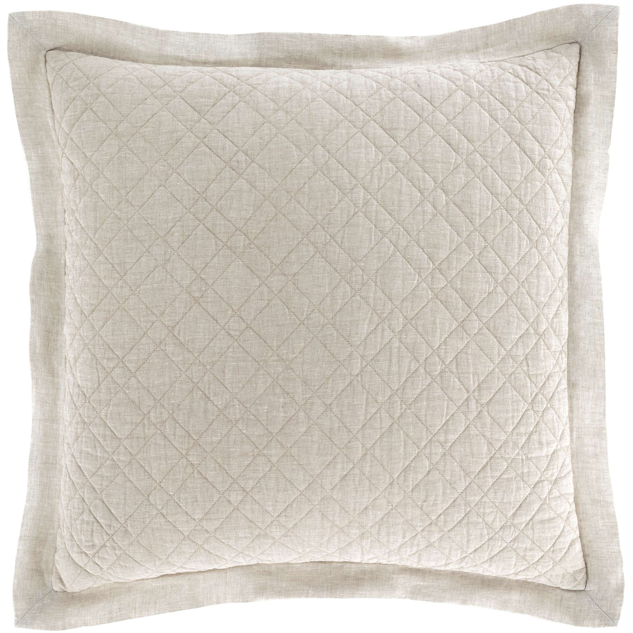 Washed Linen Quilted Sham Sham By Annie Selke