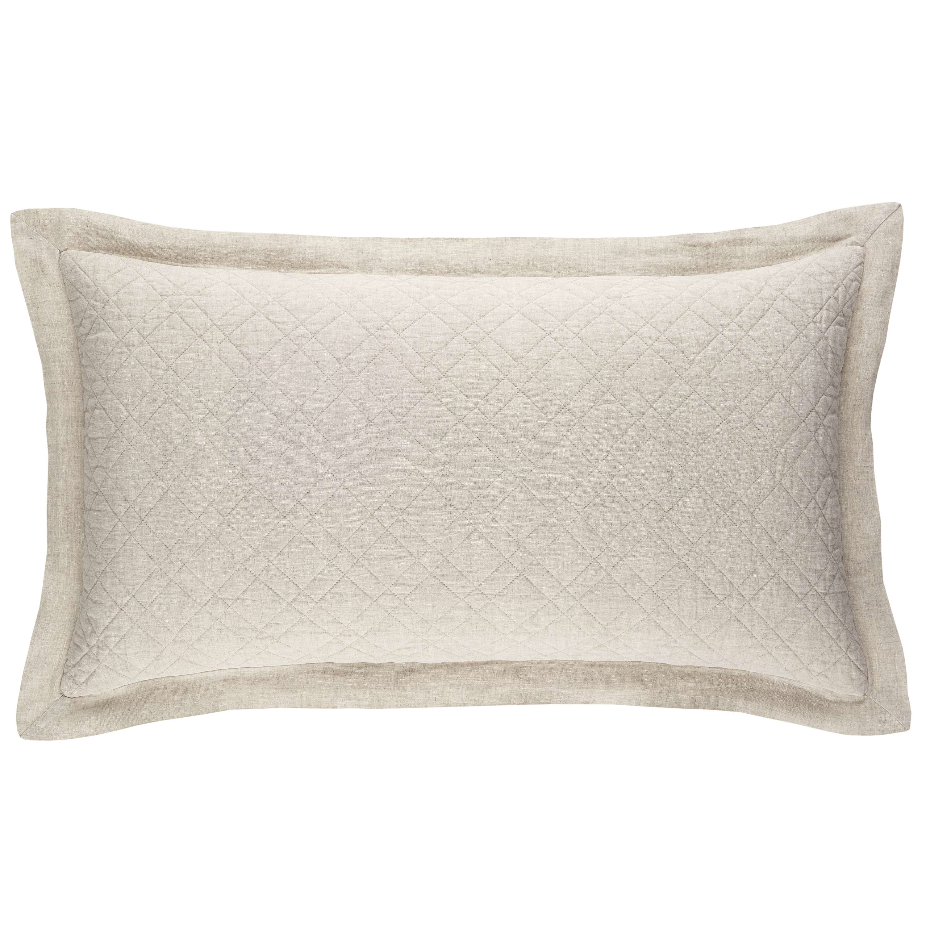 Washed Linen Quilted Sham Sham By Annie Selke