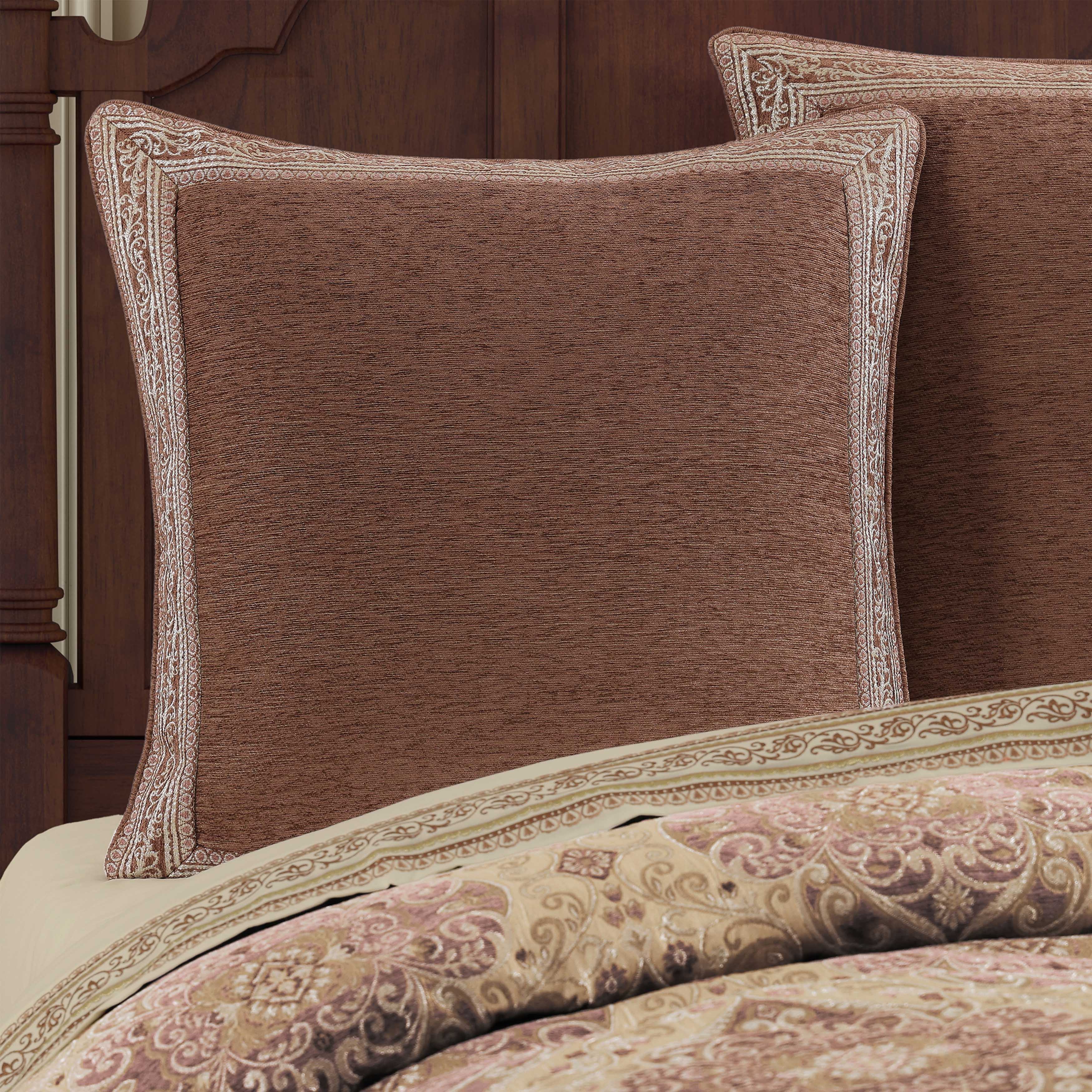 Weston Terracotta Euro Sham Euro Sham By J. Queen New York