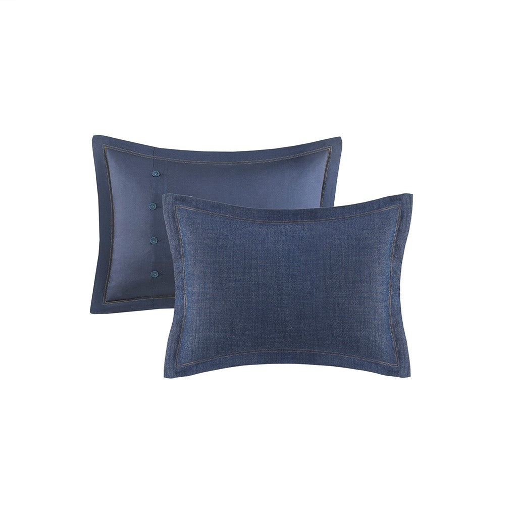 Primerry Blue 5 Piece Comforter Set Comforter Sets By JLA HOME/Olliix (E & E Co., Ltd)