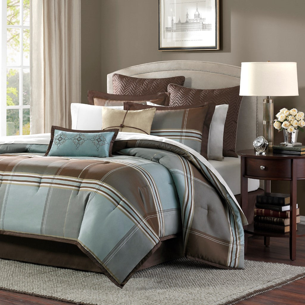 Lincoln Square 8 Piece Comforter Set Comforter Sets By JLA HOME/Olliix (E & E Co., Ltd)