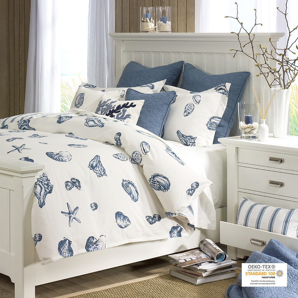 Marco Polo Blue 4 Piece Comforter Set Comforter Sets By JLA HOME/Olliix (E & E Co., Ltd)