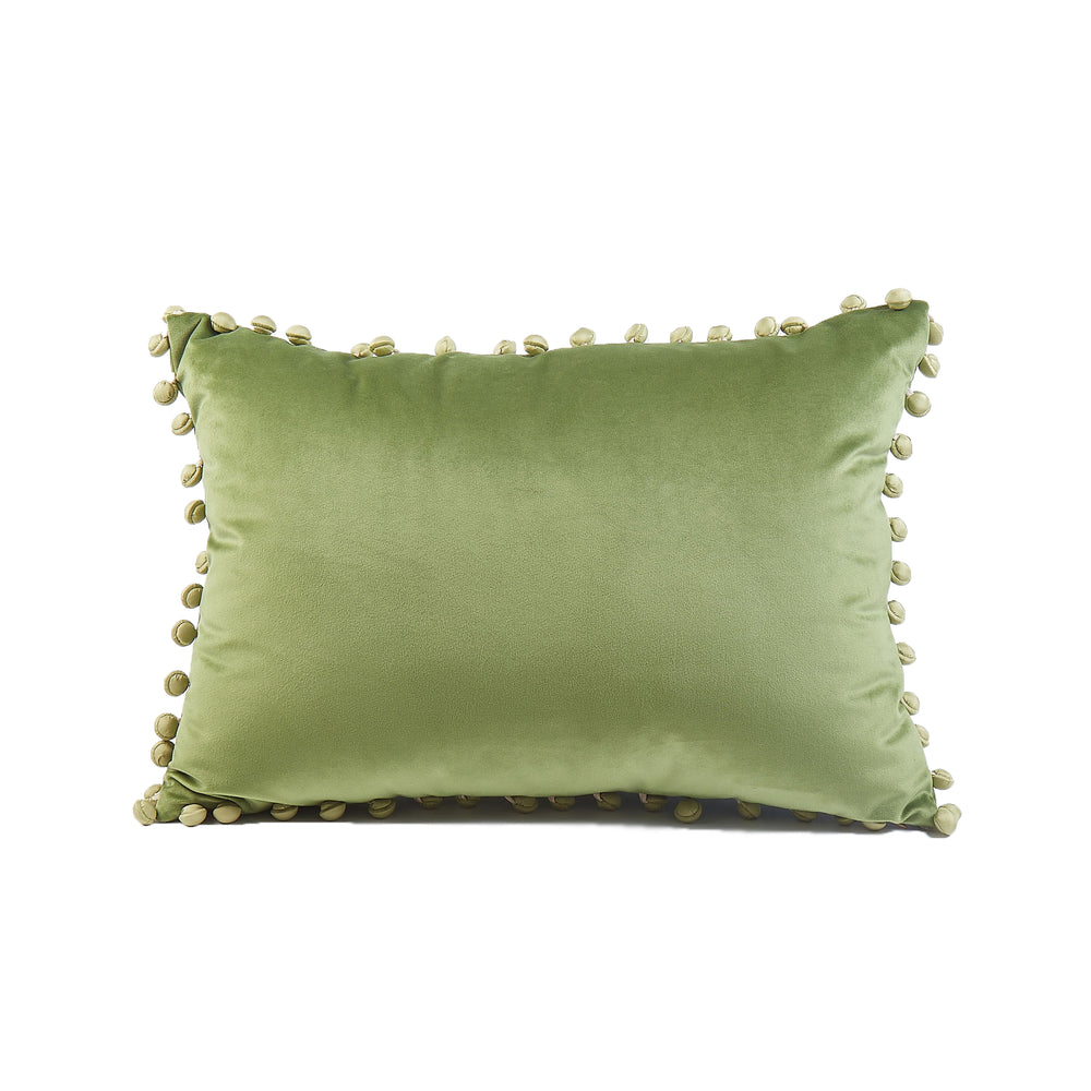Ball Trim Decorative Throw Pillow Throw Pillows By Ann Gish