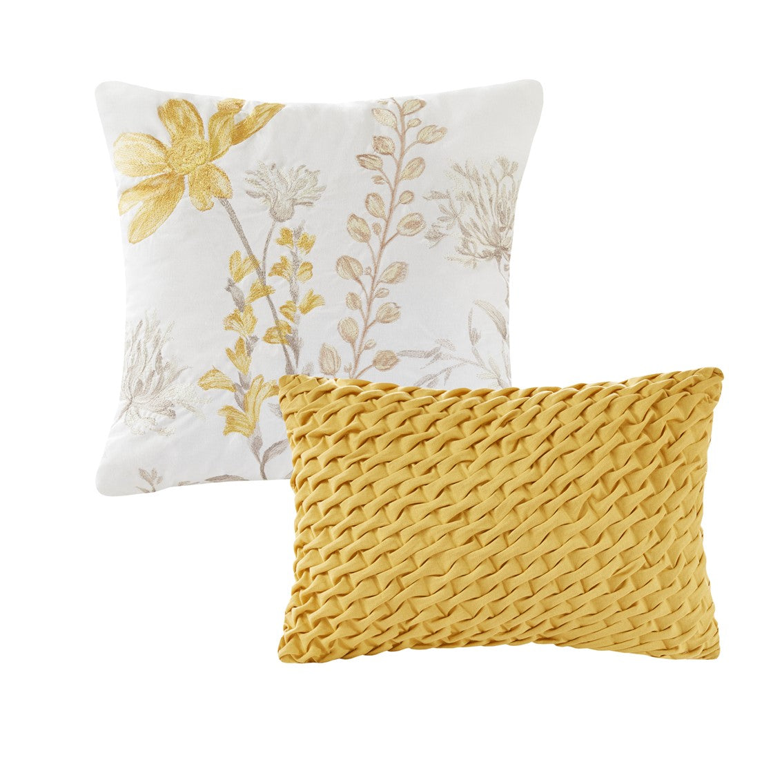 Hollander Yellow 5 Piece Comforter Set Comforter Sets By JLA HOME/Olliix (E & E Co., Ltd)