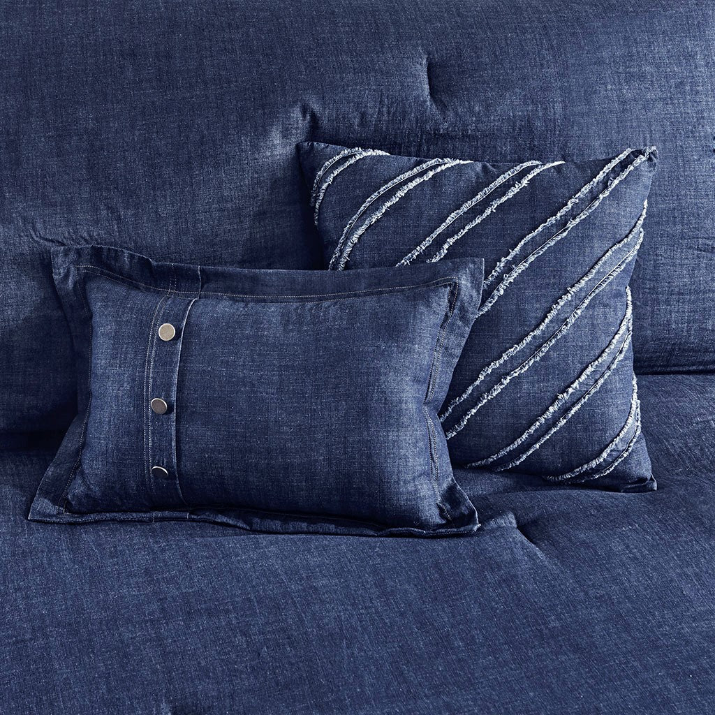 Primerry Blue 5 Piece Comforter Set Comforter Sets By JLA HOME/Olliix (E & E Co., Ltd)