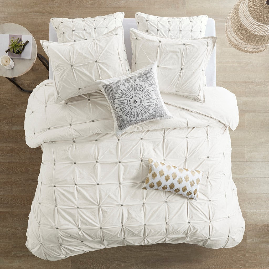 Fretty Role Embroidered Cotton Comforter Set Comforter Sets By JLA HOME/Olliix (E & E Co., Ltd)