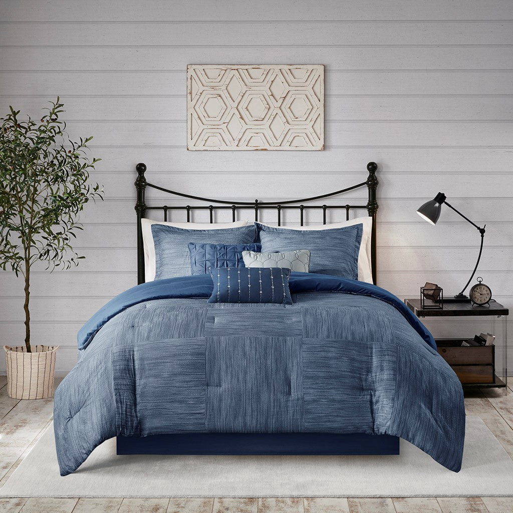 Walter 7 Piece Comforter Set Comforter Sets By JLA HOME/Olliix (E & E Co., Ltd)