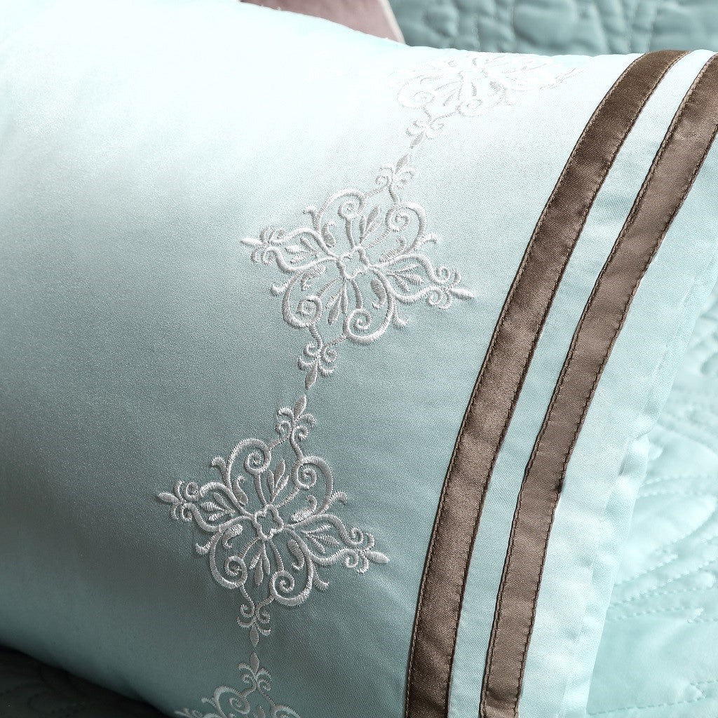 Juliana 9 Piece Charmeuse Comforter Set Comforter Sets By JLA HOME/Olliix (E & E Co., Ltd)