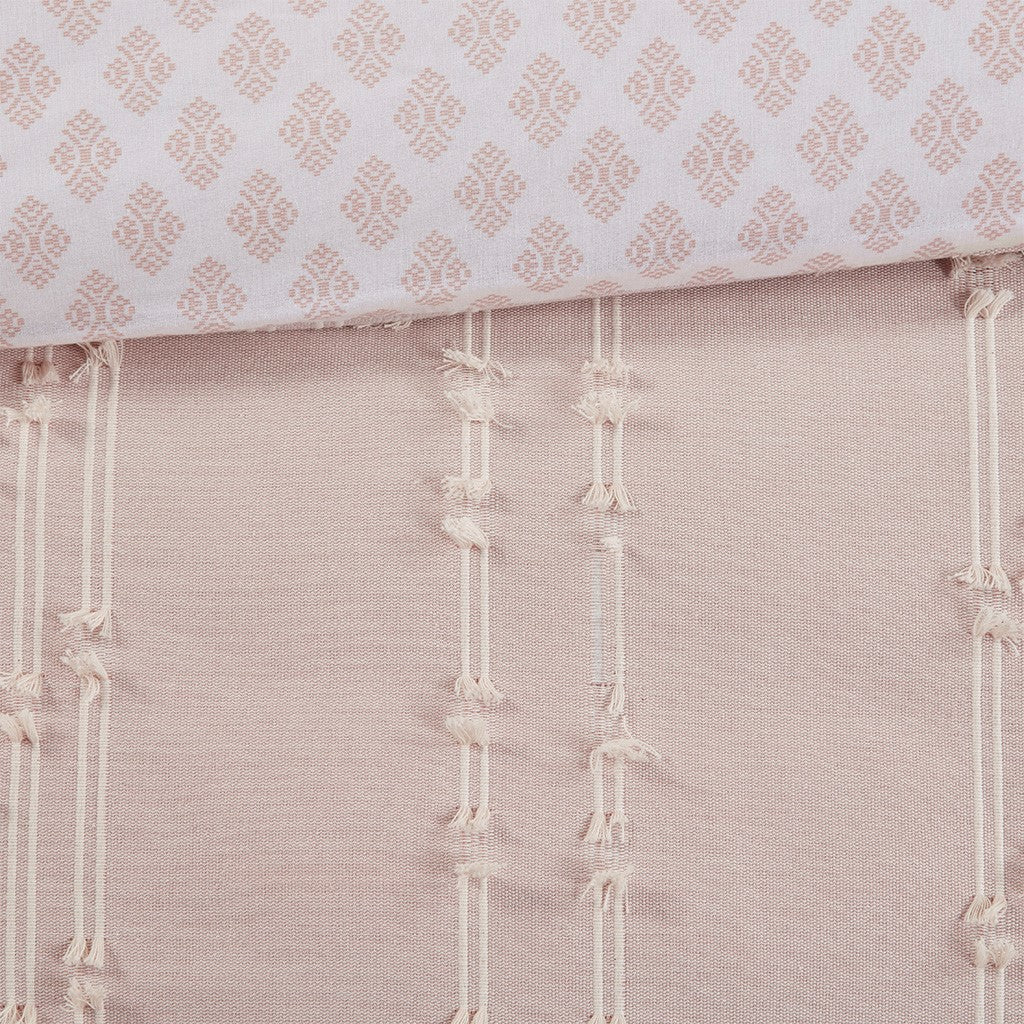 Kara Cotton Jacquard 3 Piece Comforter Set Comforter Sets By JLA HOME/Olliix (E & E Co., Ltd)