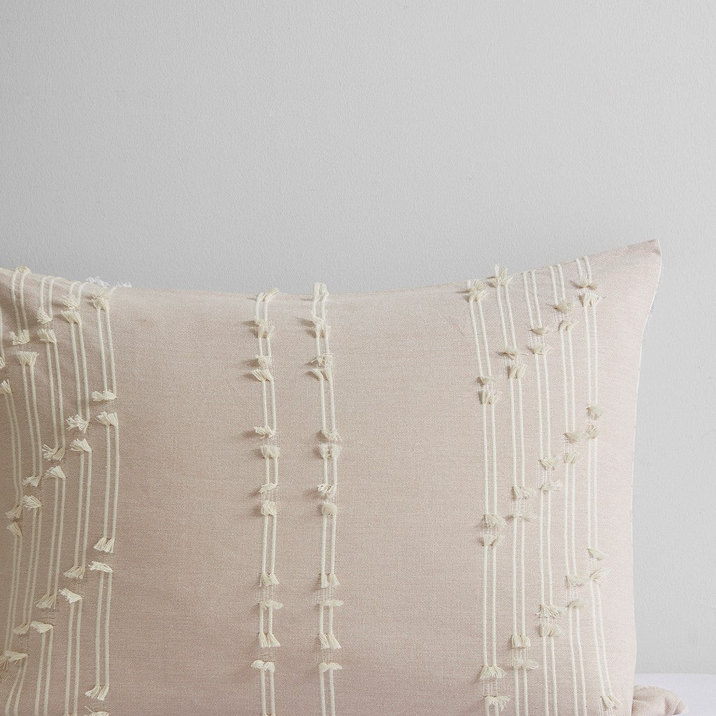 Kara Cotton Jacquard 3 Piece Comforter Set Comforter Sets By JLA HOME/Olliix (E & E Co., Ltd)