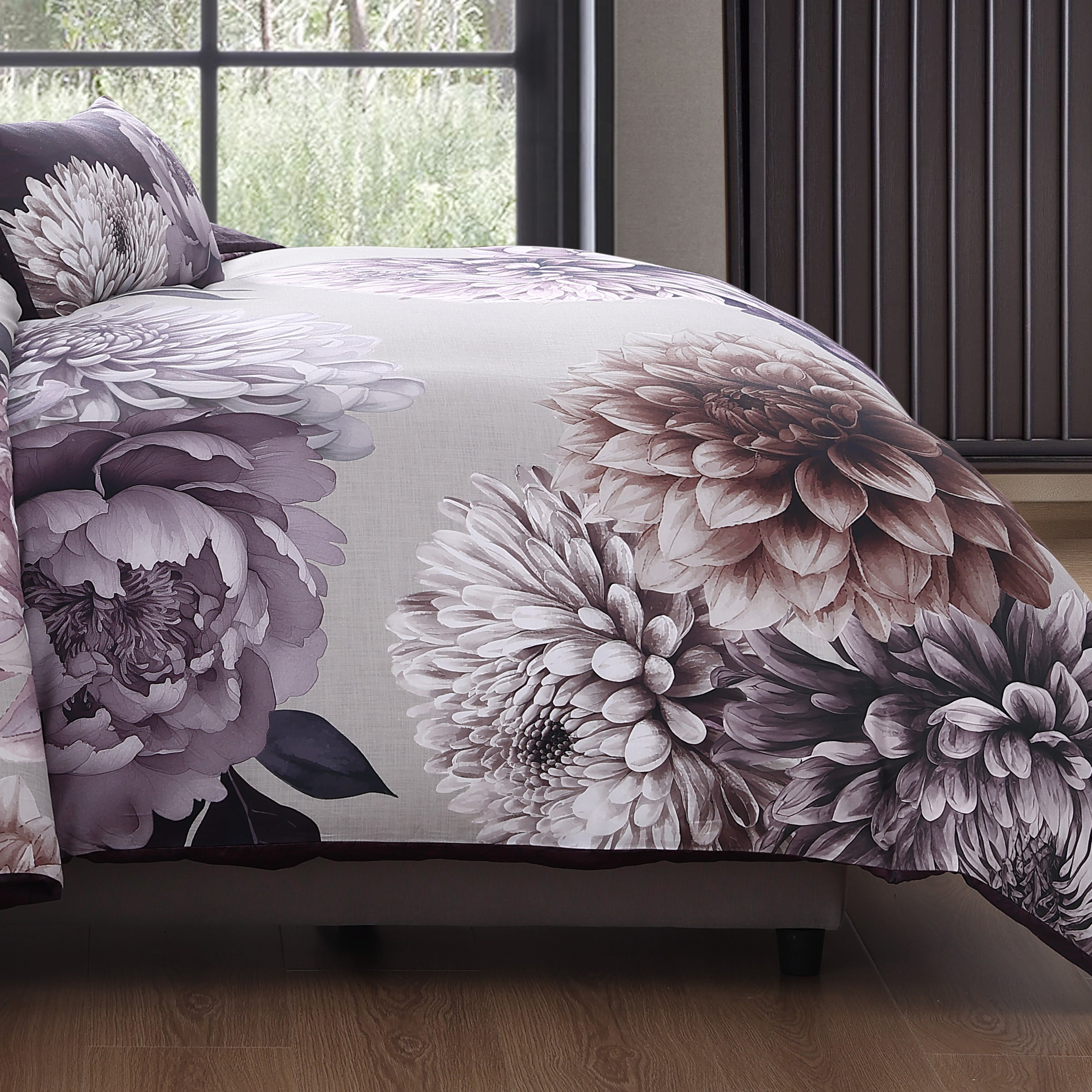 Bebejan Plum Petal 5 Piece Reversible Comforter Set Comforter Sets By Bebejan®