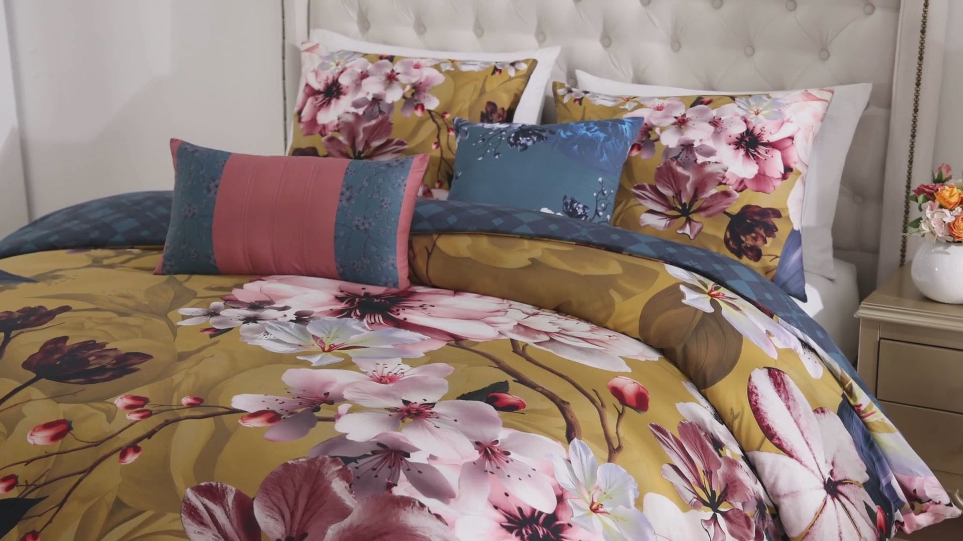 Bebejan Golden Bounty 5 Piece Reversible Comforter Set Comforter Sets By Bebejan®