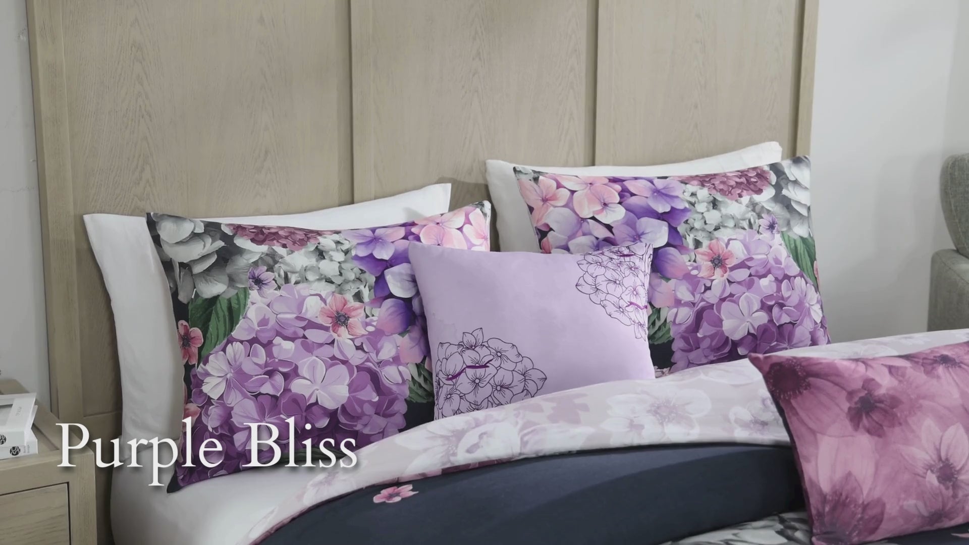 Bebejan Purple Bliss 5 Piece Reversible Comforter Set Comforter Sets By Bebejan®