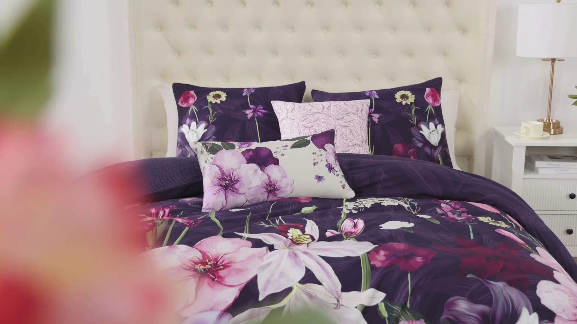 Bebejan Morning Glory 5 Piece Reversible Comforter Set Comforter Sets By Bebejan®