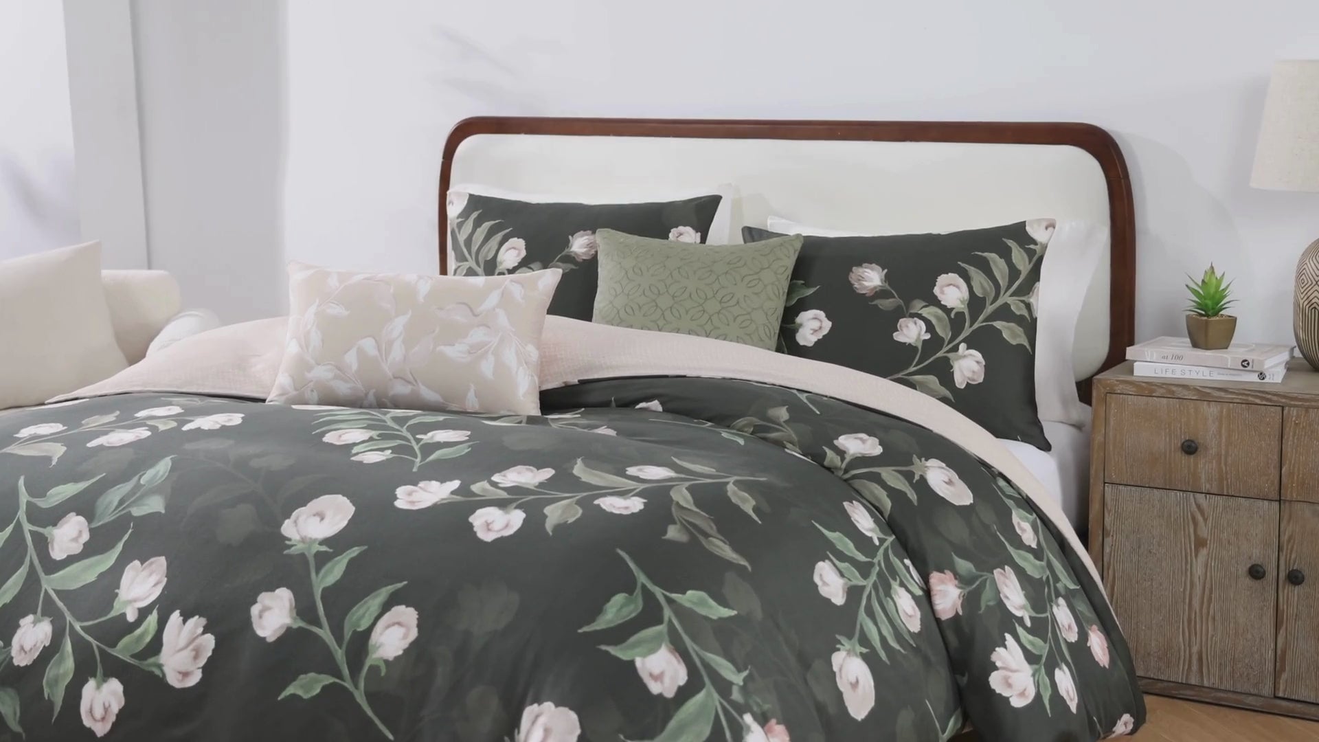 Bebejan Jasmine Flowers 5 Piece Reversible Comforter Set Comforter Sets By Bebejan®