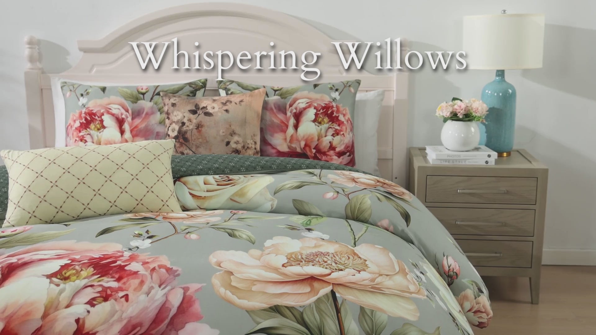 Bebejan Whispering Willows 5 Piece Reversible Comforter Set Comforter Sets By Bebejan®