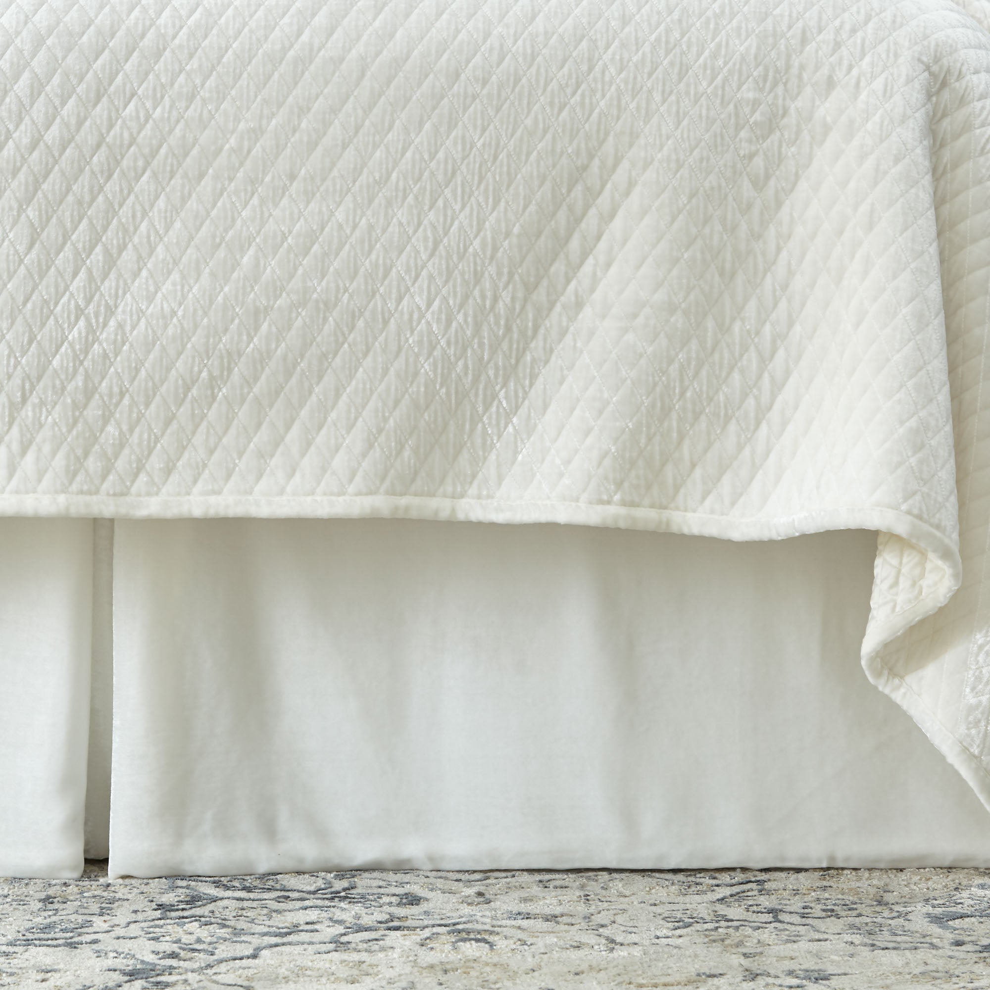 Enzo Bed Skirt Bedskirt By Lili Alessandra