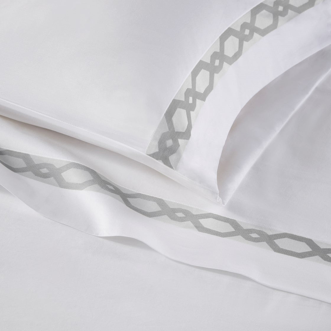 Signature Hem Grey Sheet Set Sheet Sets By Croscill Home LLC