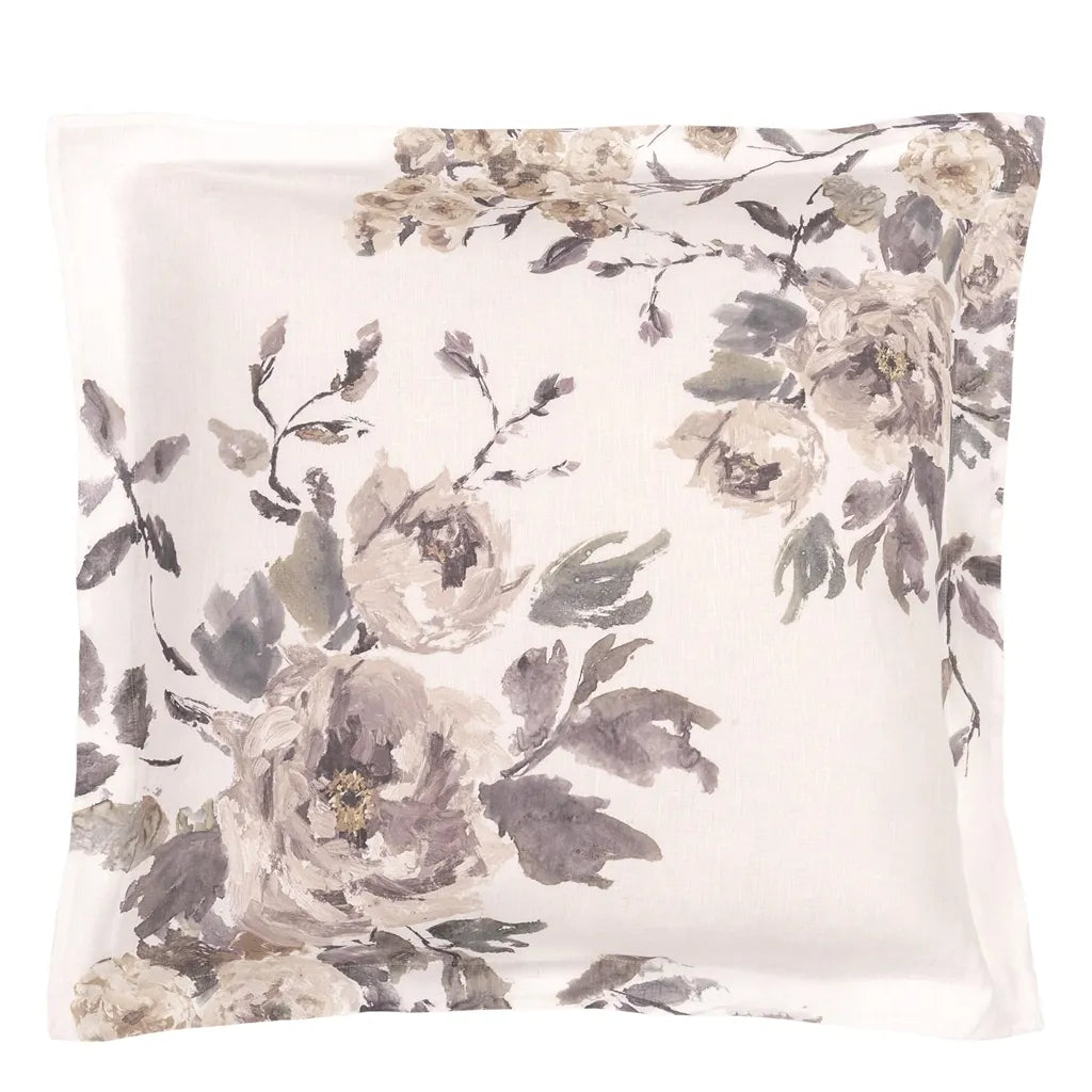 Shanghai Garden Ecru Euro Sham Euro Sham By Designers Guild