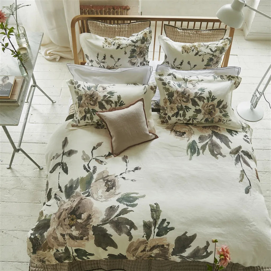 Shanghai Garden Ecru Duvet Cover Duvet Covers By Designers Guild