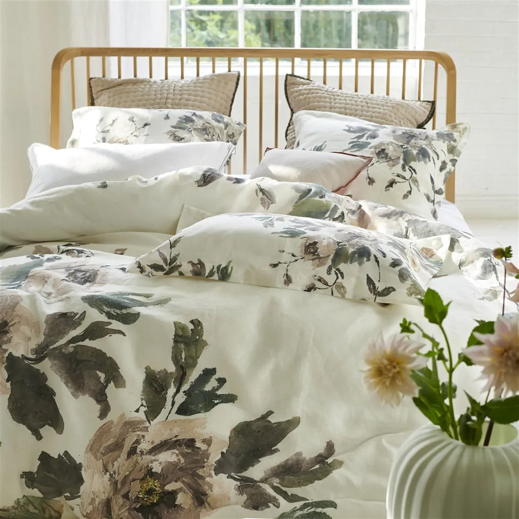 Shanghai Garden Ecru Duvet Cover Duvet Covers By Designers Guild