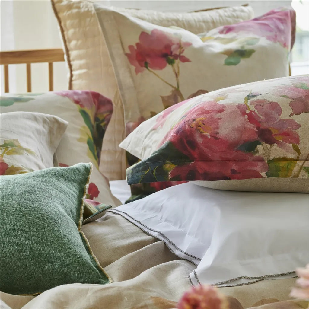 Thelma's Garden Fuchsia Duvet Cover Duvet Covers By Designers Guild
