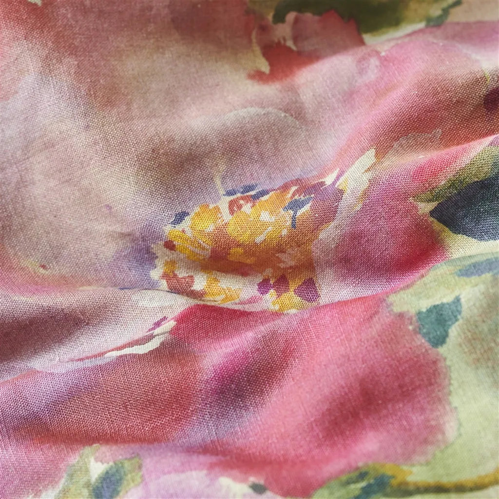 Thelma's Garden Fuchsia Duvet Cover Duvet Covers By Designers Guild