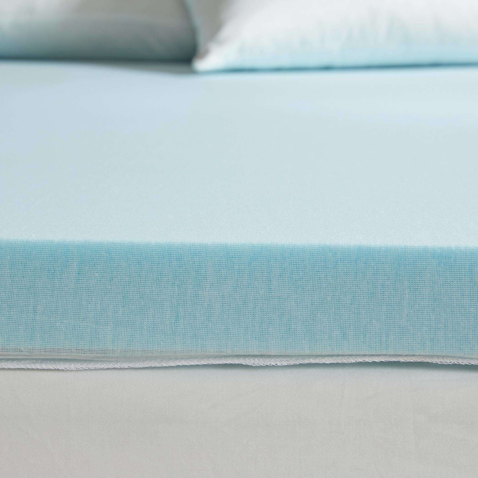 2" Gel Memory Foam with 3M Cover White Mattress Topper Mattress Topper By JLA HOME/Olliix (E & E Co., Ltd)