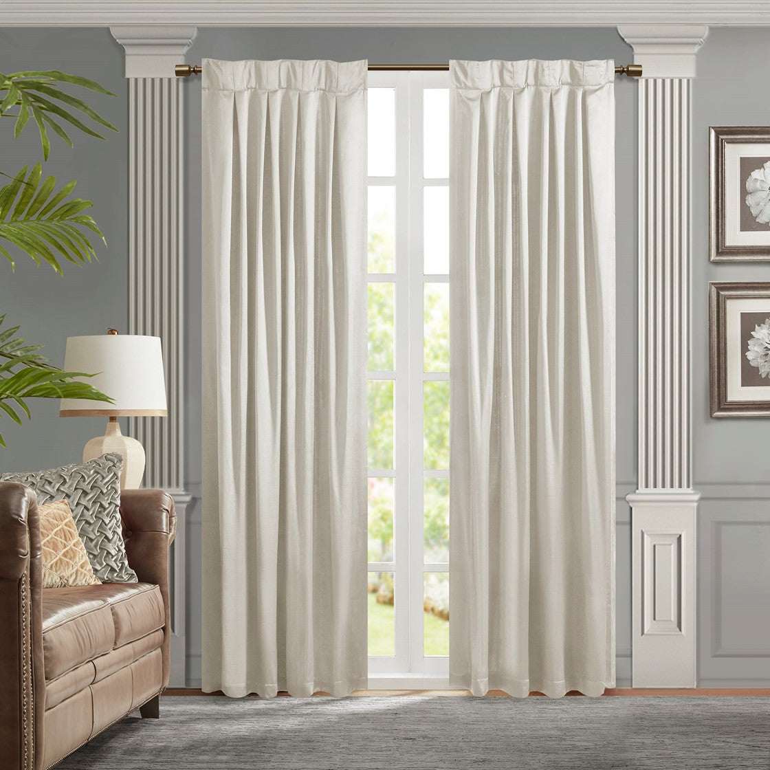 Avignon White Window Panel Window Panels By Croscill Home LLC