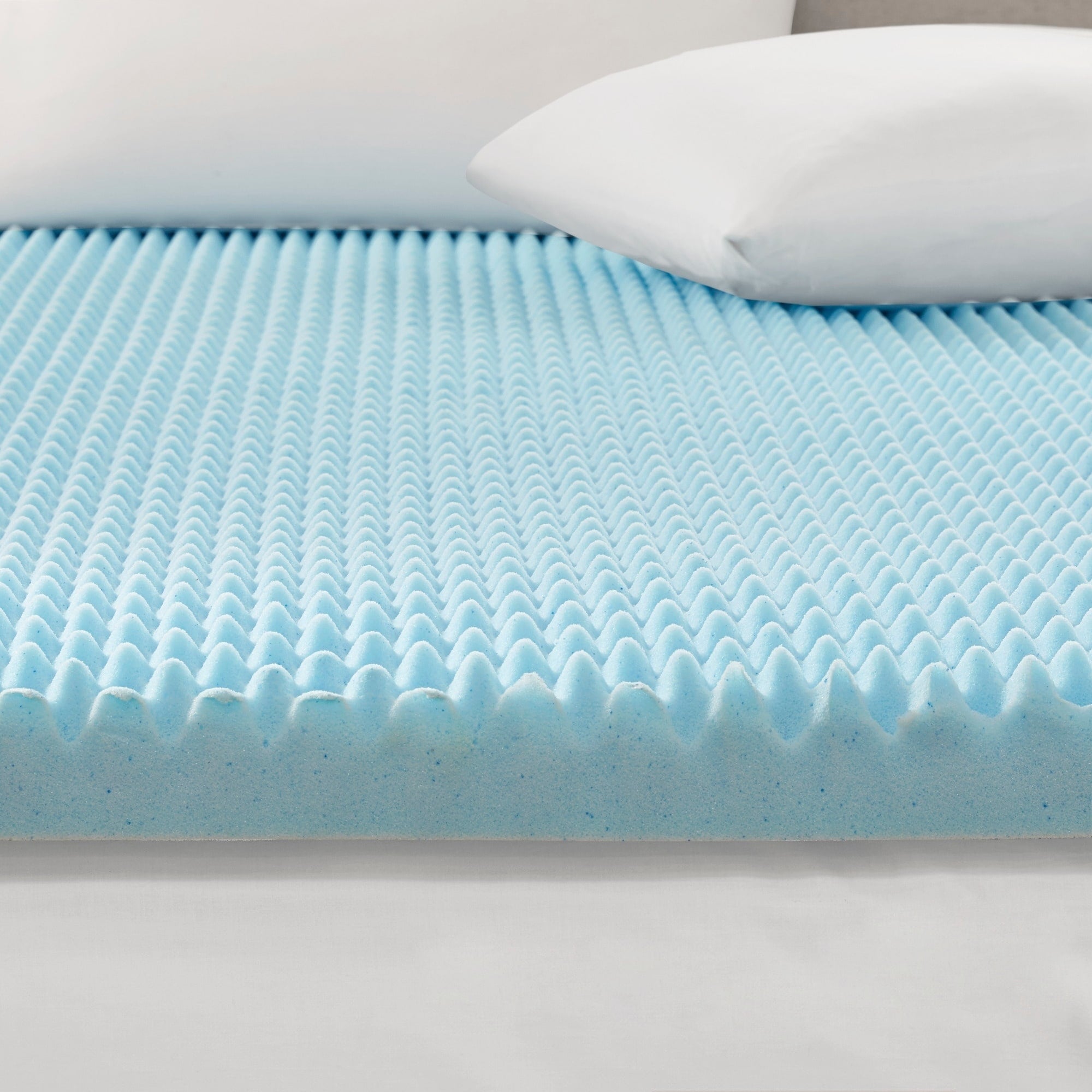 3" Gel Memory Foam Blue Mattress Topper Mattress Topper By JLA HOME/Olliix (E & E Co., Ltd)