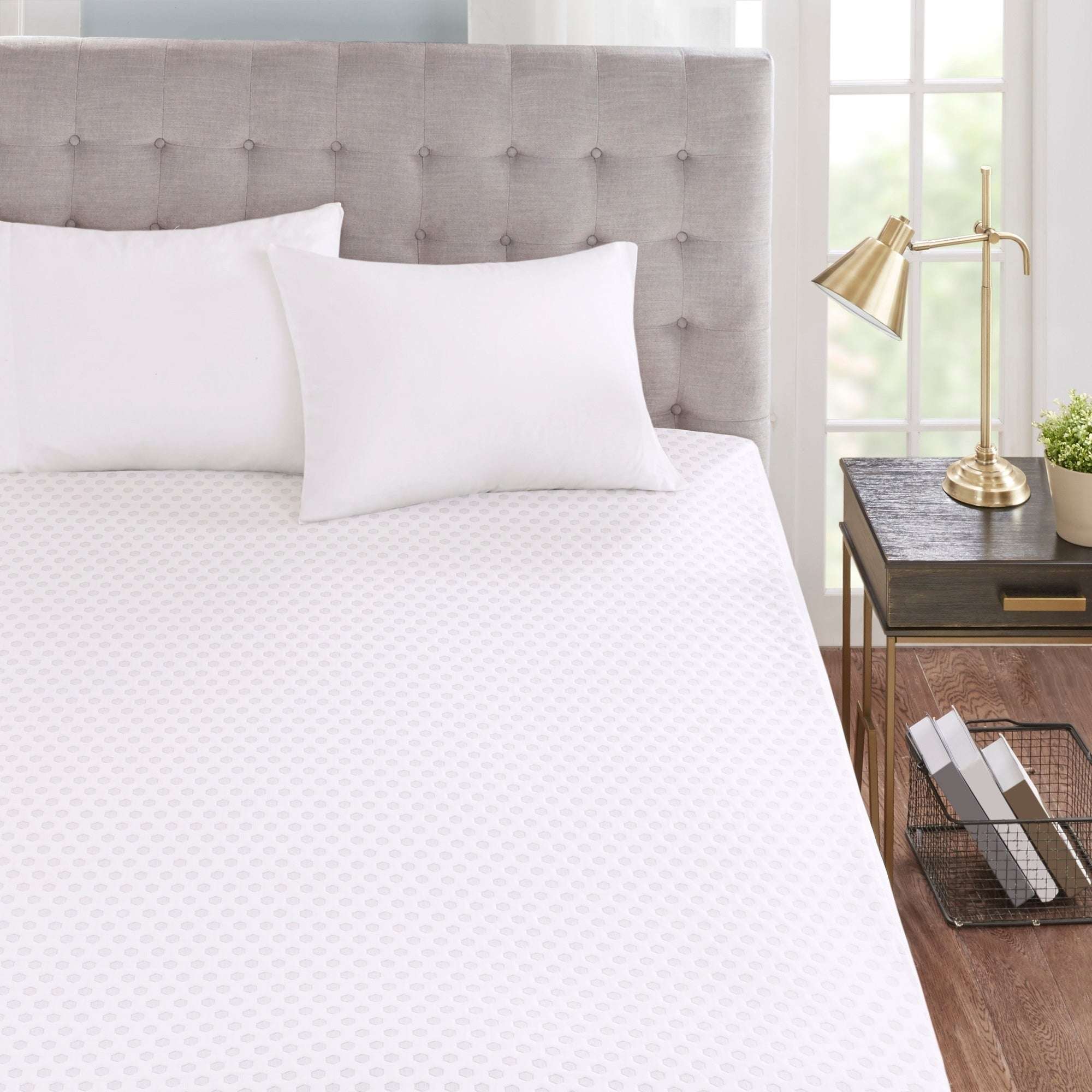 3" Gel Memory Foam with Cooling Cover White Mattress Topper Mattress Topper By JLA HOME/Olliix (E & E Co., Ltd)