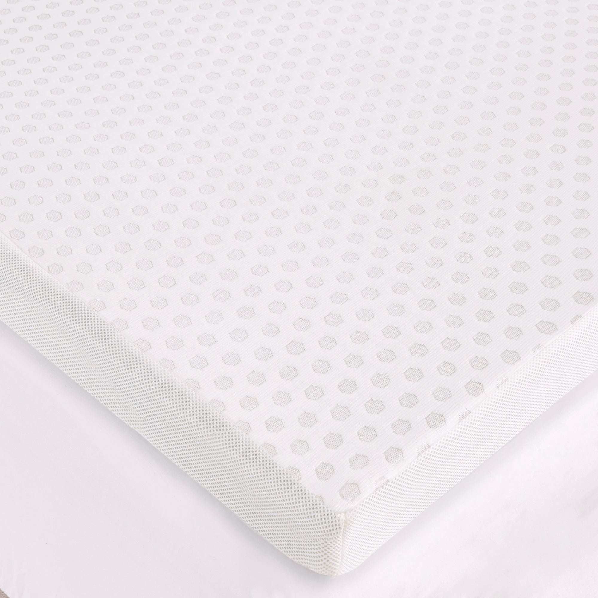 3" Gel Memory Foam with Cooling Cover White Mattress Topper Mattress Topper By JLA HOME/Olliix (E & E Co., Ltd)