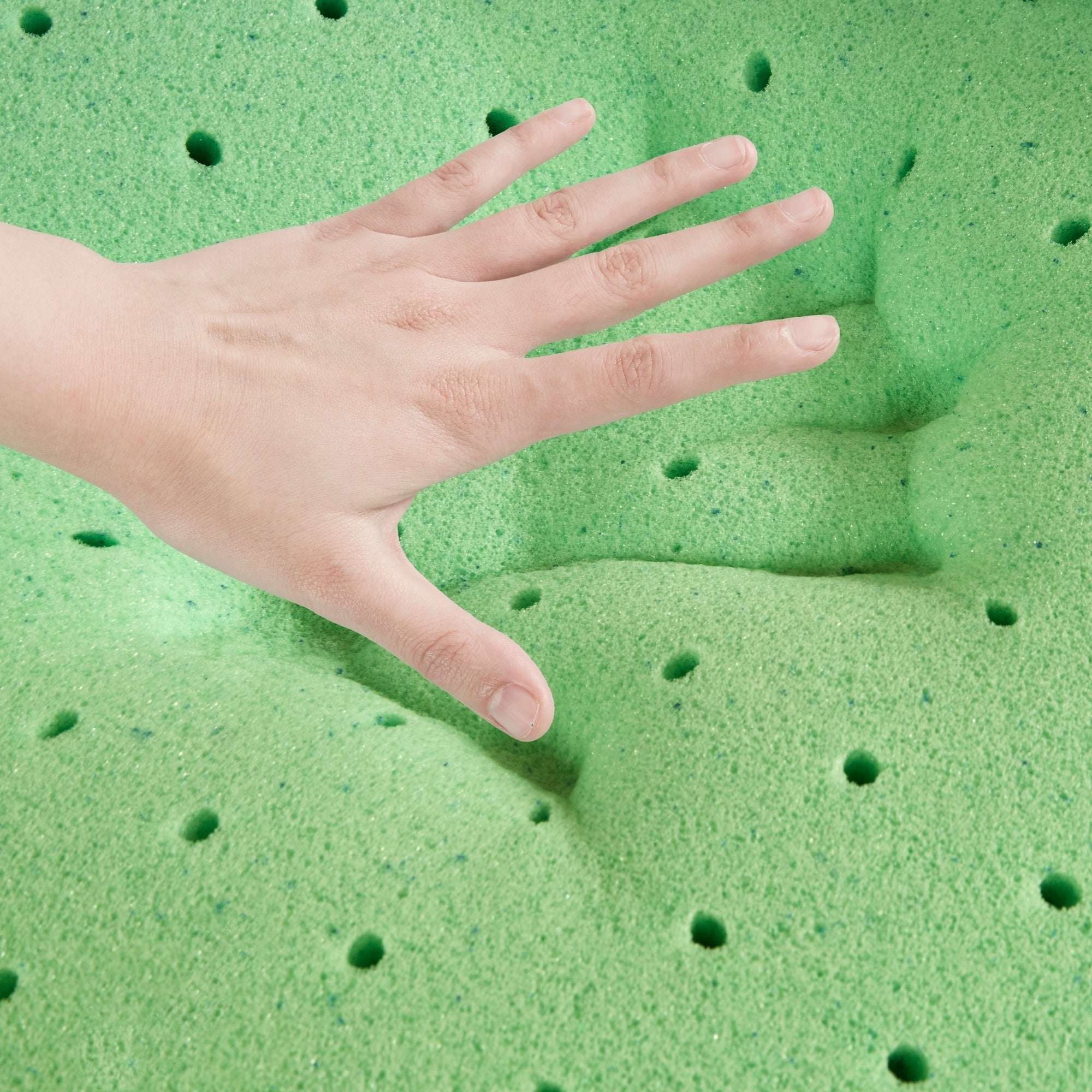 3" Gel Memory Foam with Cooling Cover White Mattress Topper Mattress Topper By JLA HOME/Olliix (E & E Co., Ltd)