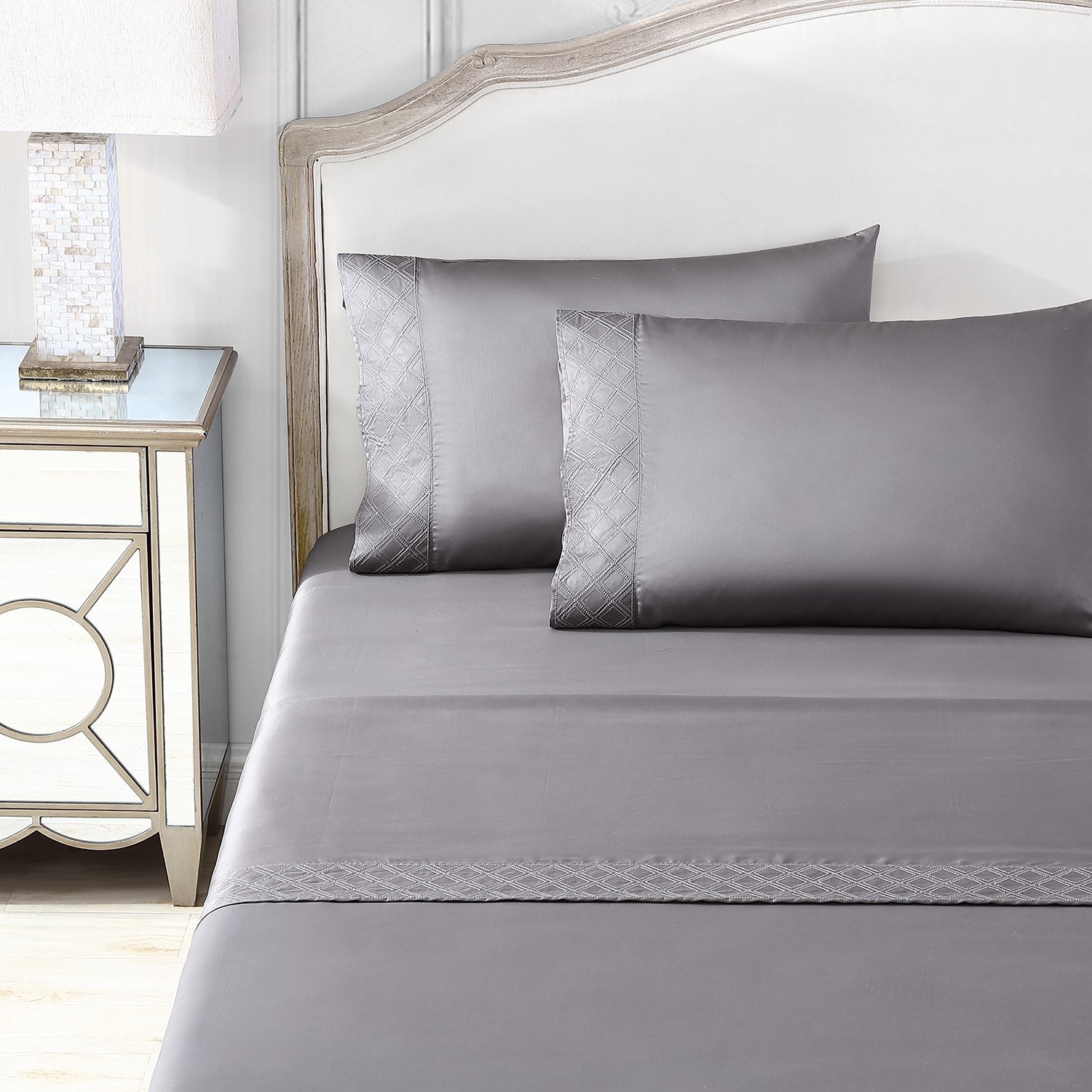 Hira Sheet Set | 100% Certified Giza Egyptian Cotton Sheet Set By Pure Parima