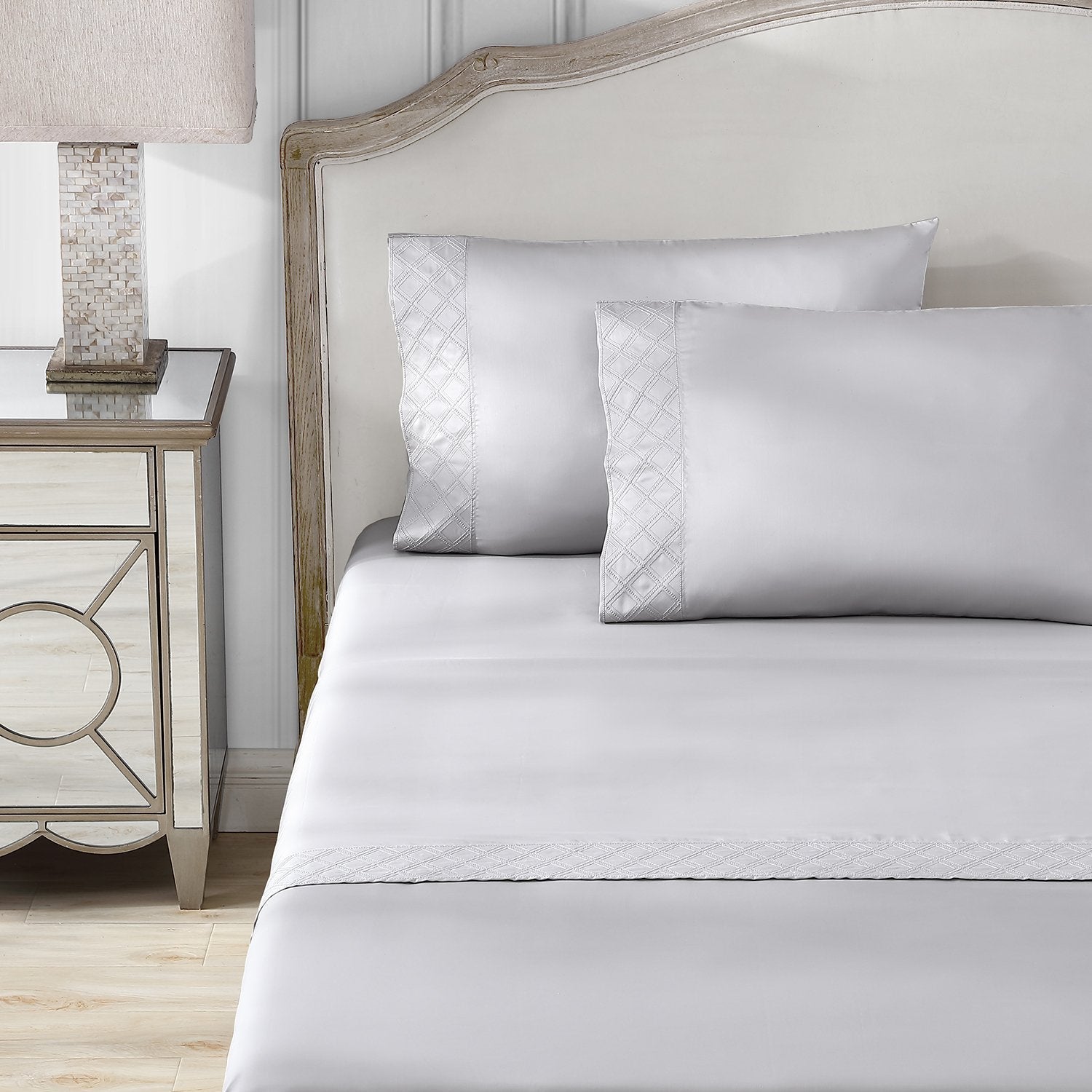 Hira Sheet Set | 100% Certified Giza Egyptian Cotton Sheet Sets By Pure Parima