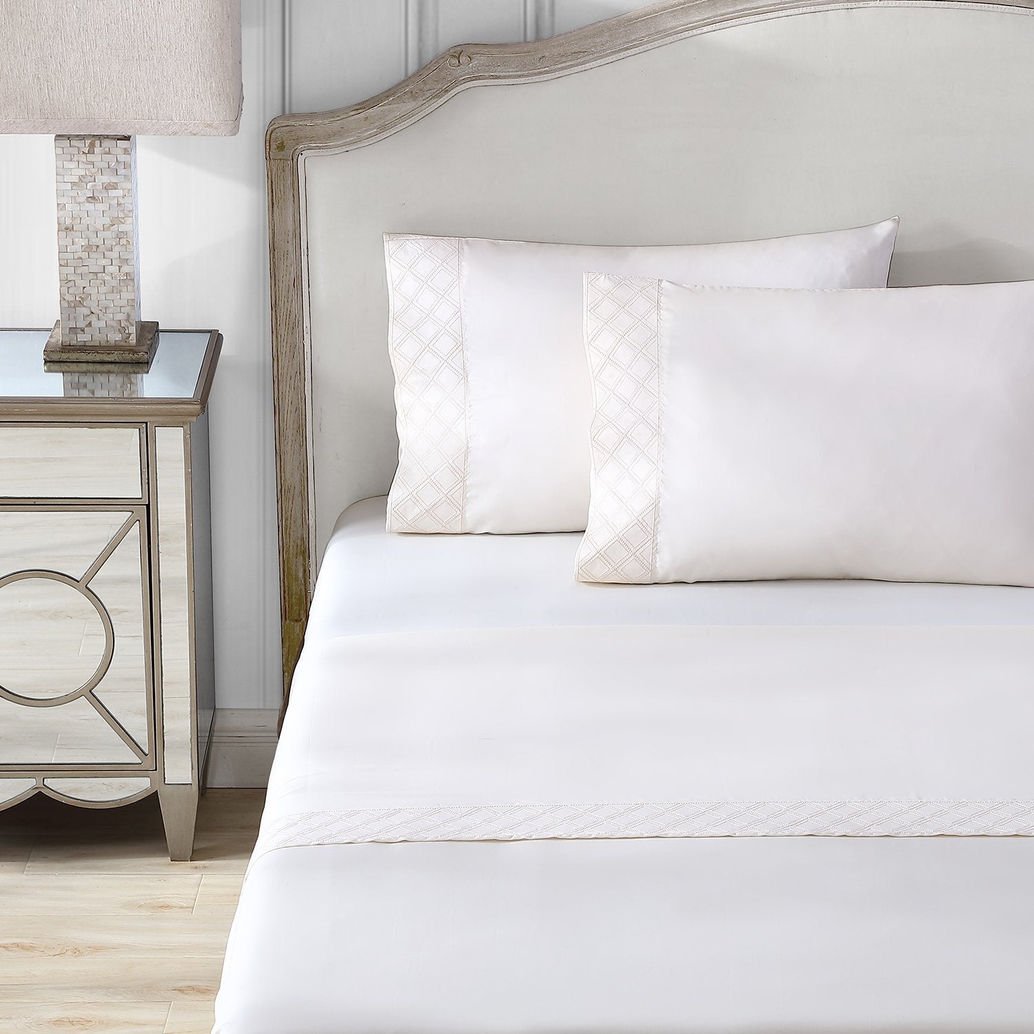 Hira Sheet Set | 100% Certified Giza Egyptian Cotton Sheet Set By Pure Parima