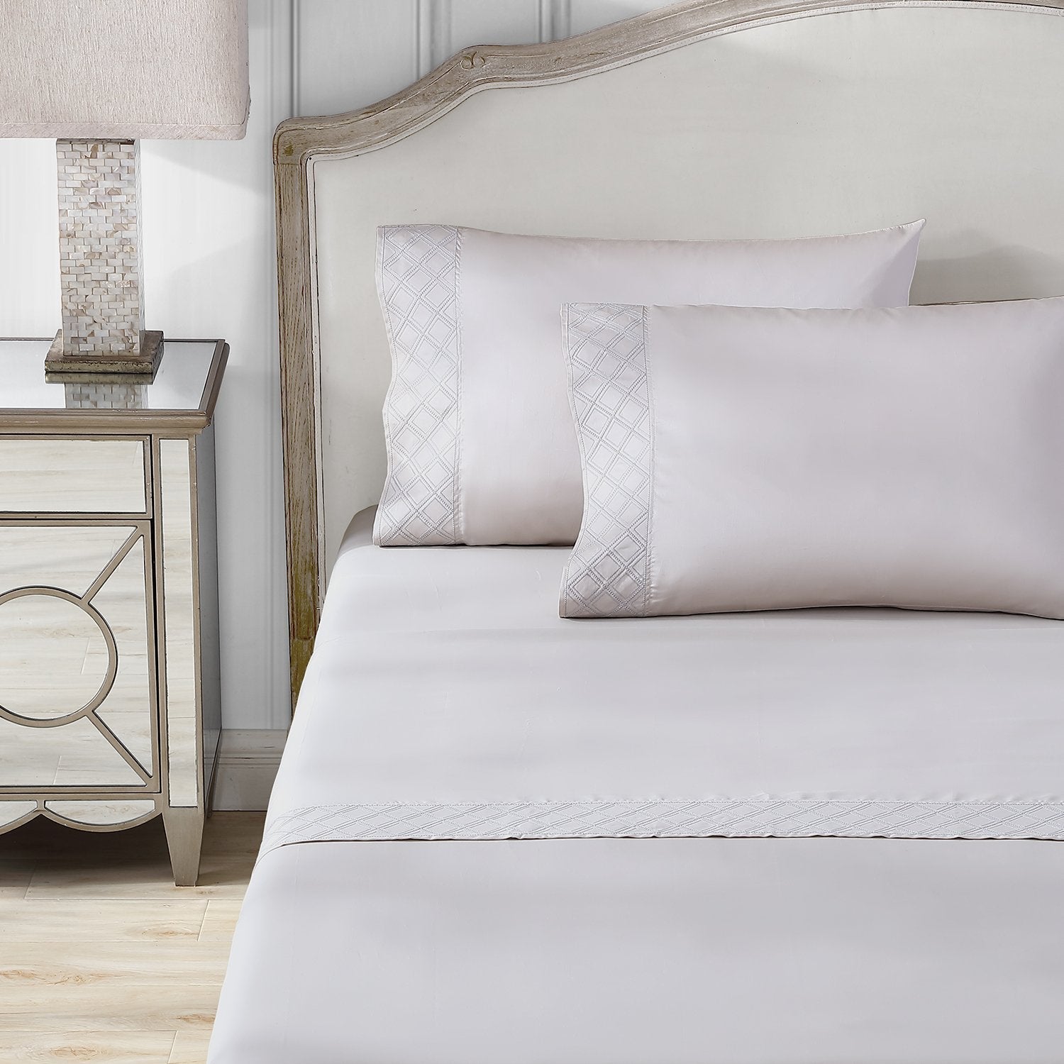 Hira Sheet Set | 100% Certified Giza Egyptian Cotton Sheet Set By Pure Parima