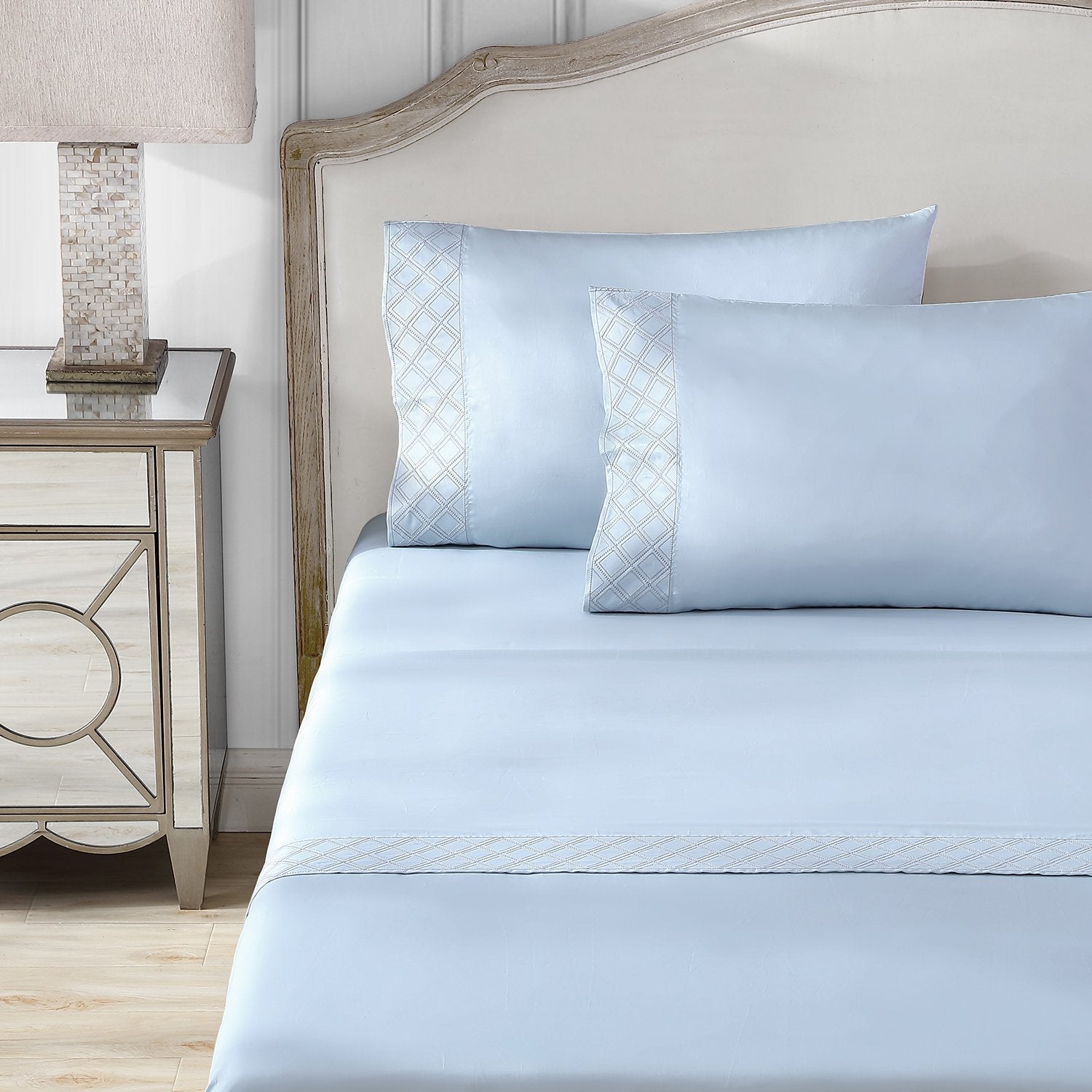 Hira Sheet Set | 100% Certified Giza Egyptian Cotton Sheet Set By Pure Parima