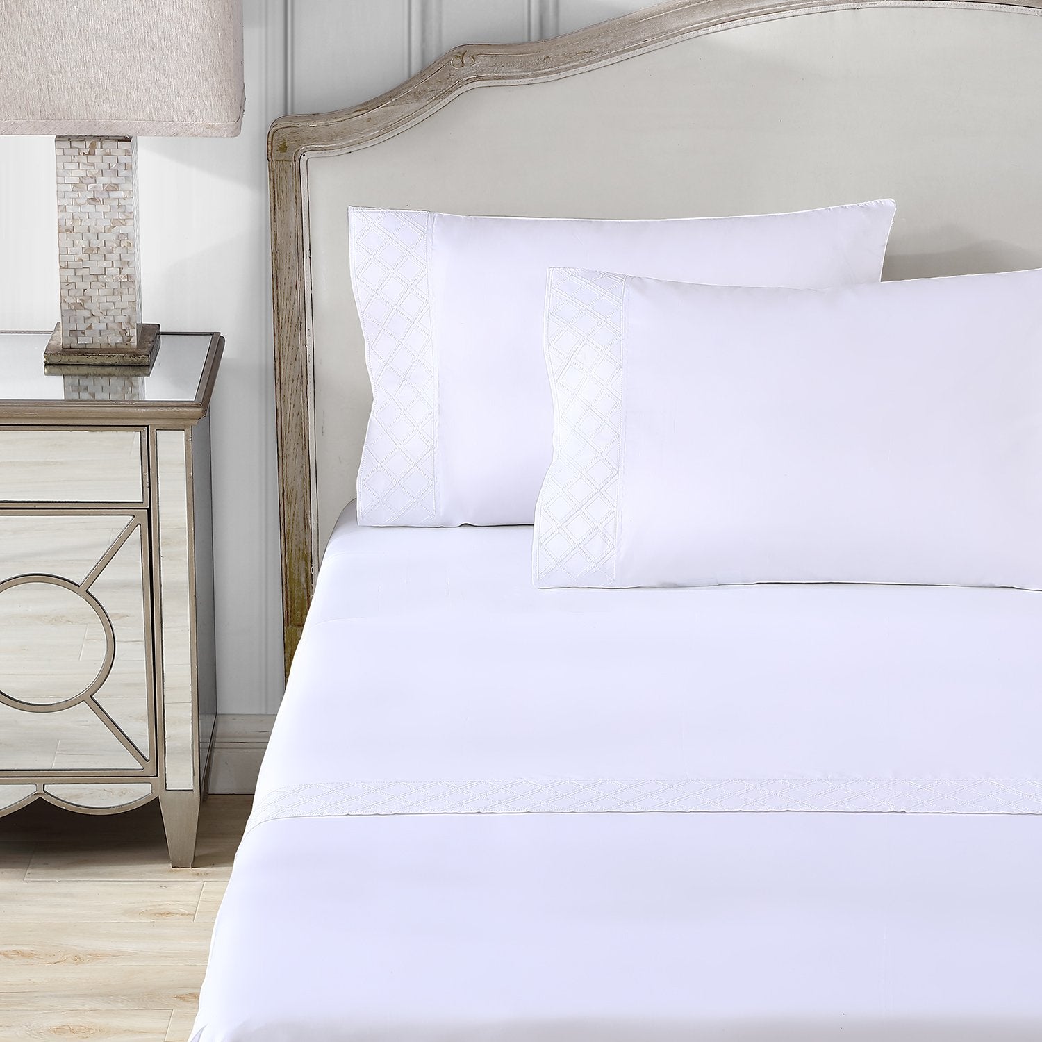 Hira Sheet Set | 100% Certified Giza Egyptian Cotton Sheet Set By Pure Parima