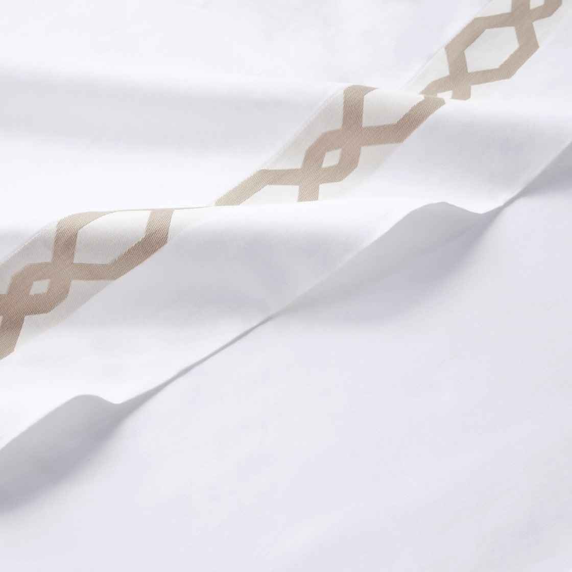 Signature Hem Taupe Sheet Set Sheet Sets By Croscill Home LLC