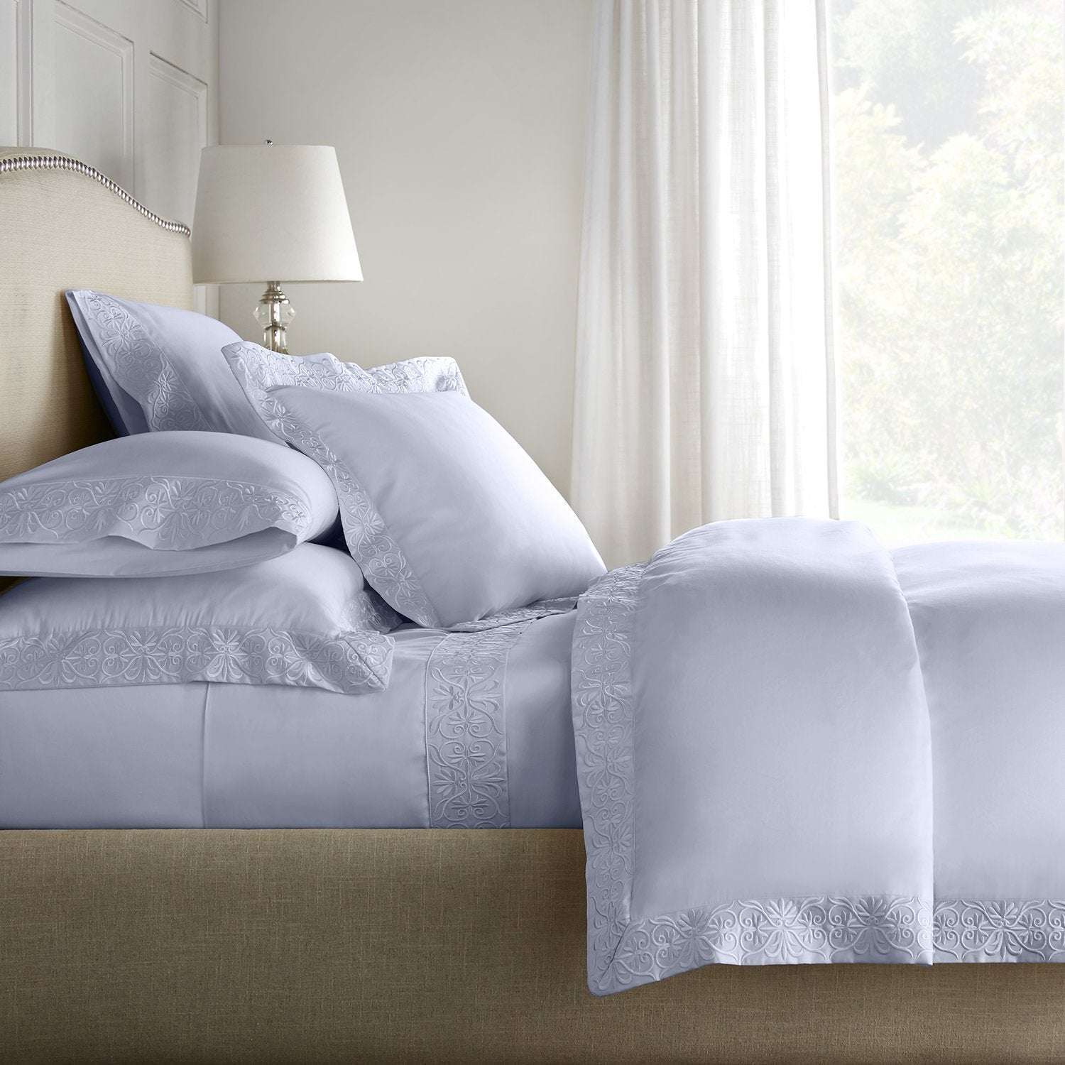 Ariane Duvet Cover Set | 100% Certified Giza Egyptian Cotton Duvet Covers By Pure Parima