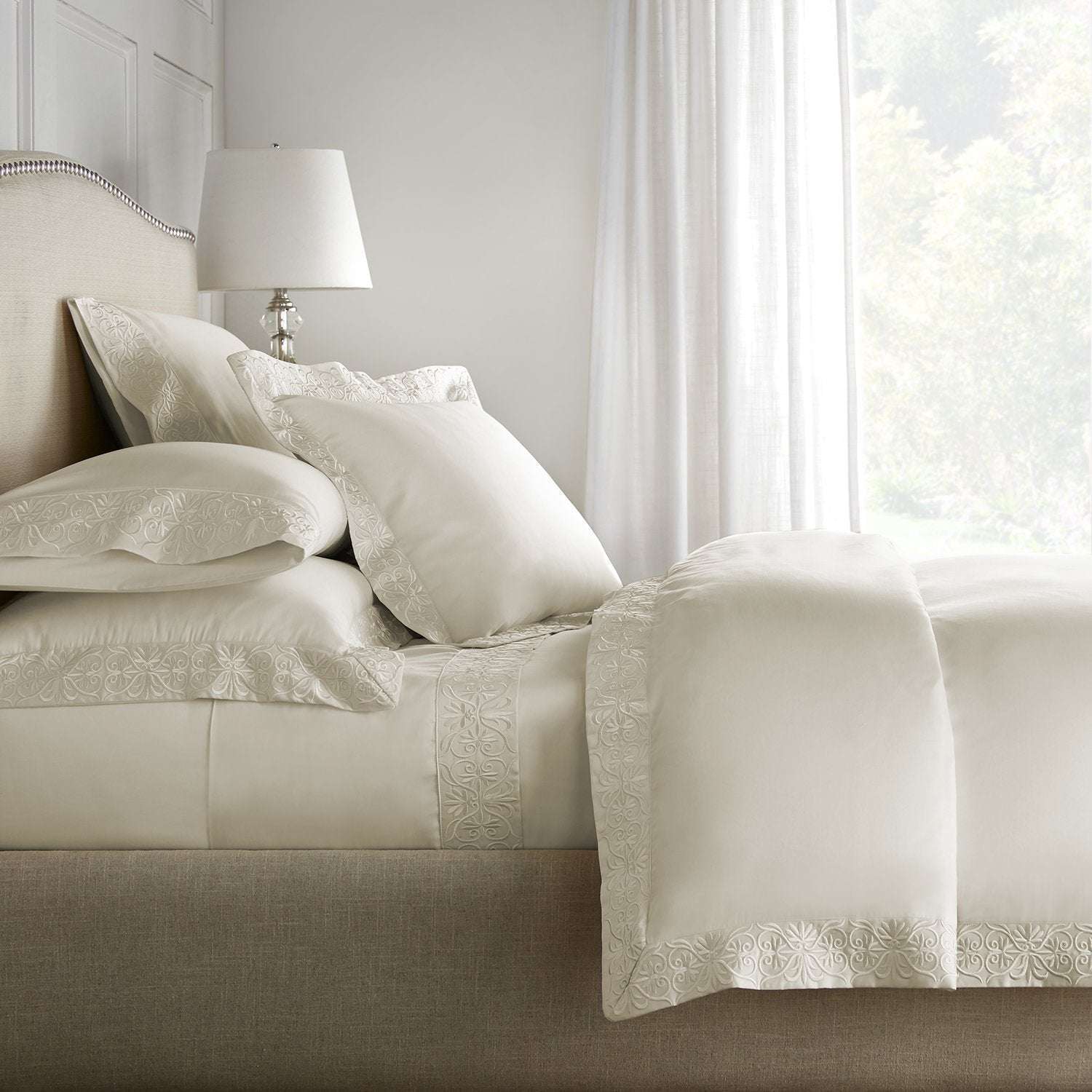 Ariane Duvet Cover Set | 100% Certified Giza Egyptian Cotton Duvet Covers By Pure Parima