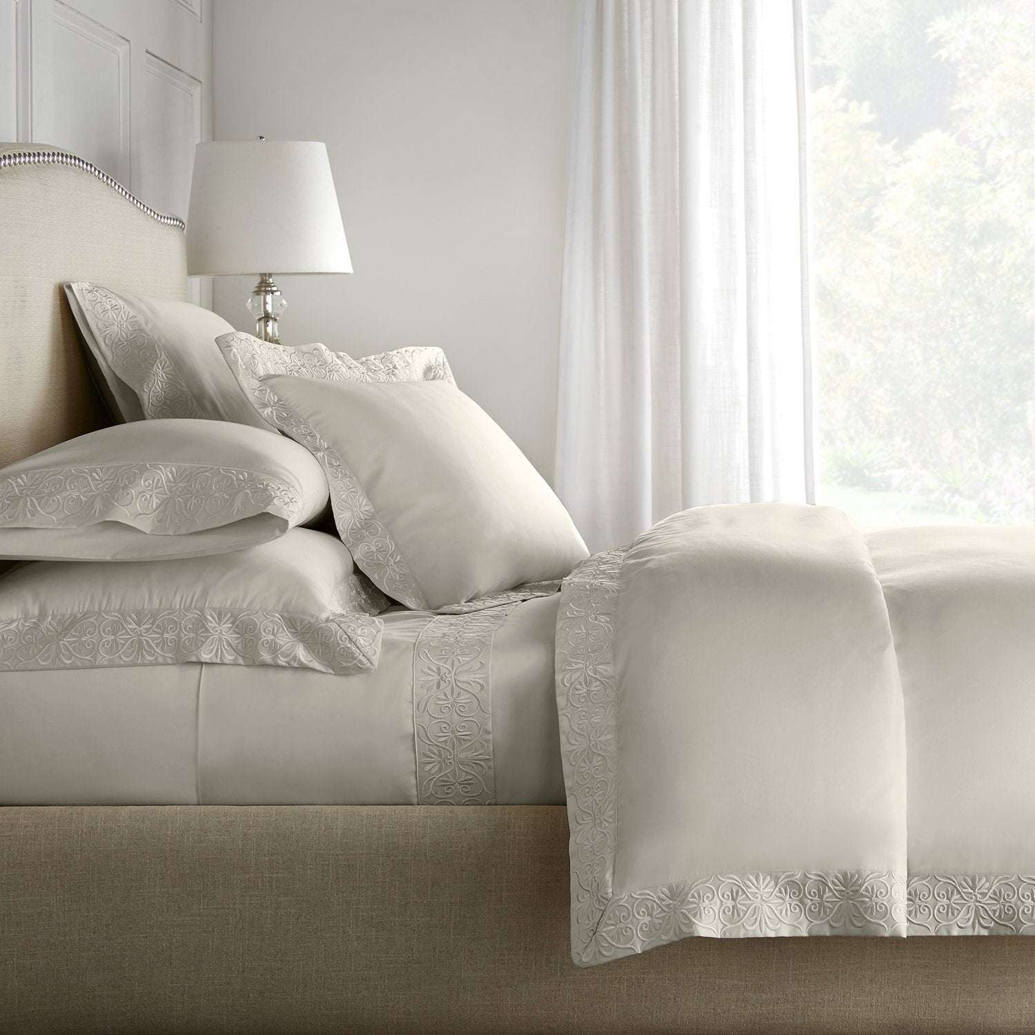 Ariane Duvet Cover Set | 100% Certified Giza Egyptian Cotton Duvet Covers By Pure Parima