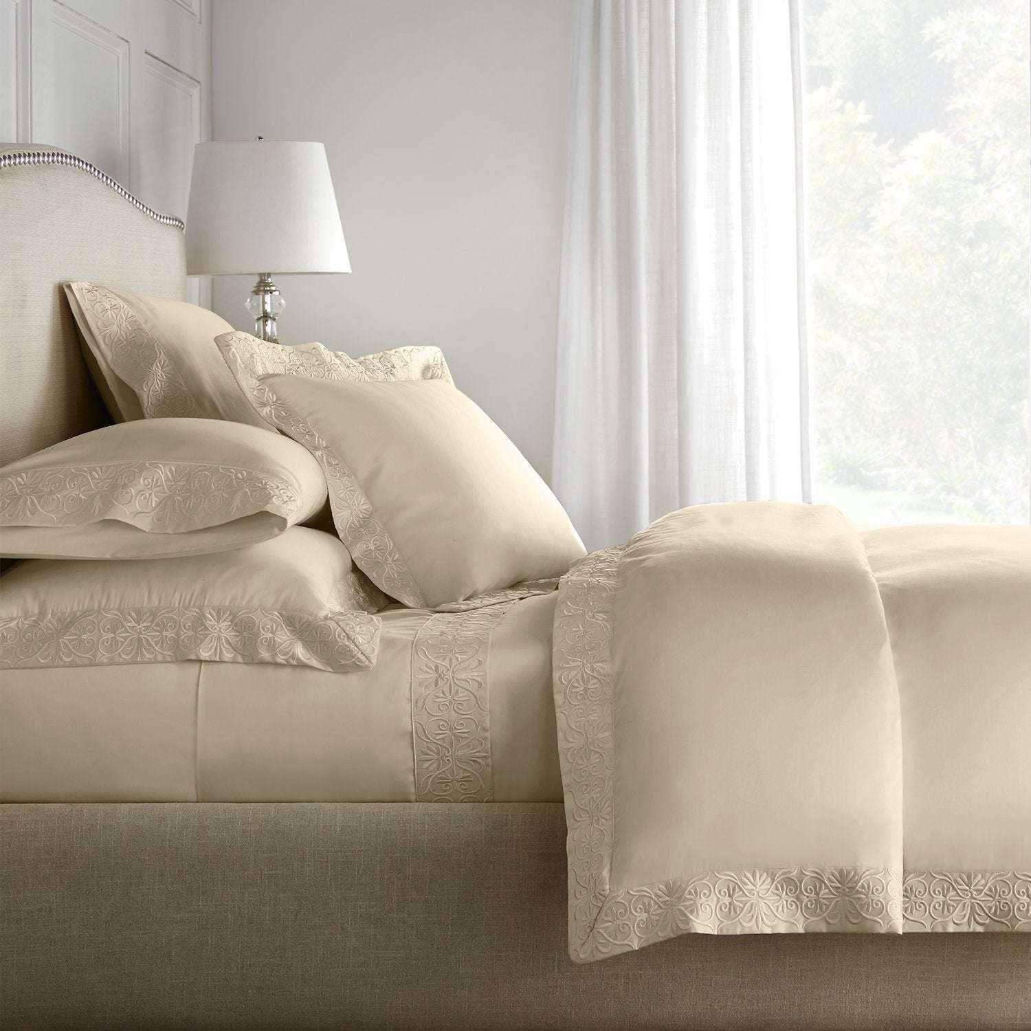 Ariane Duvet Cover Set | 100% Certified Giza Egyptian Cotton Duvet Covers By Pure Parima