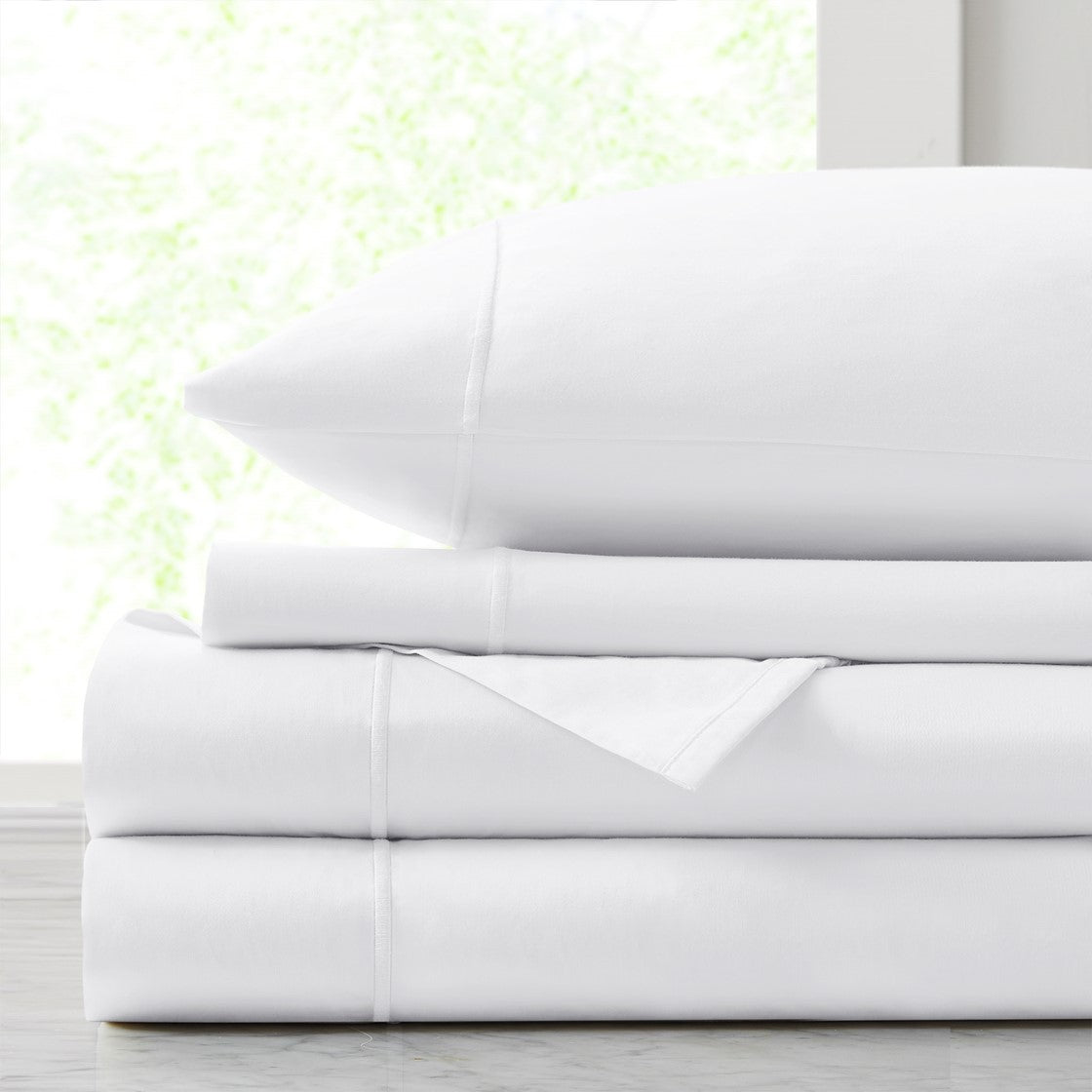 Luxury Egyptian White Sheet Set Sheet Sets By Croscill Home LLC